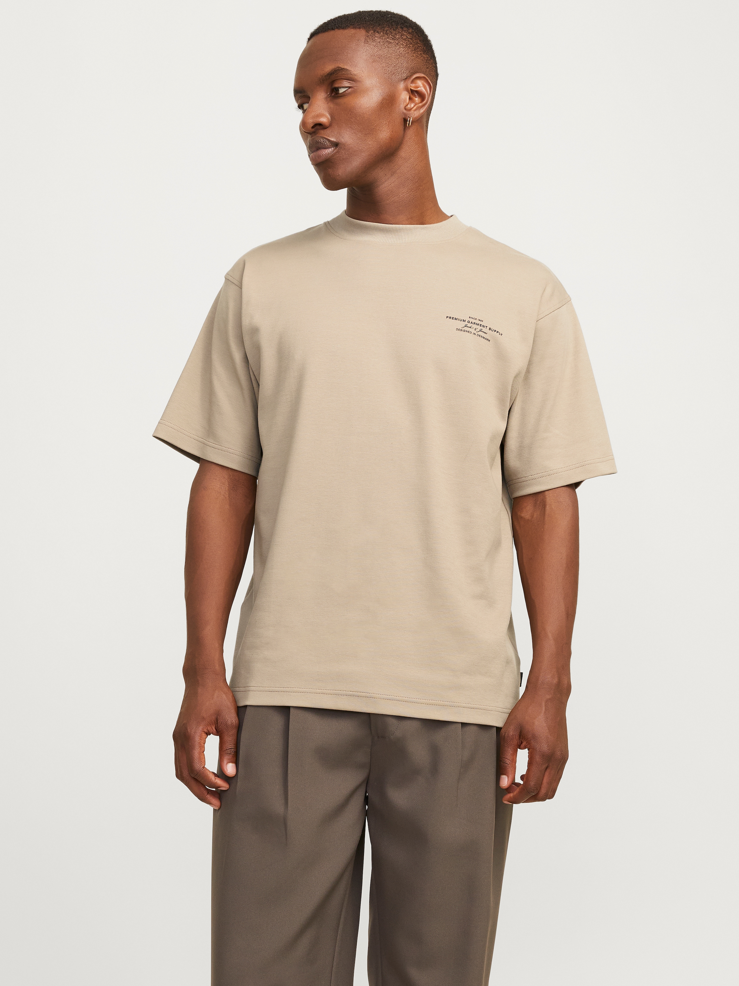 Jack & Jones Kurzarmshirt JPRBLACHAD BRANDING SS CREW NECK TE günstig online kaufen