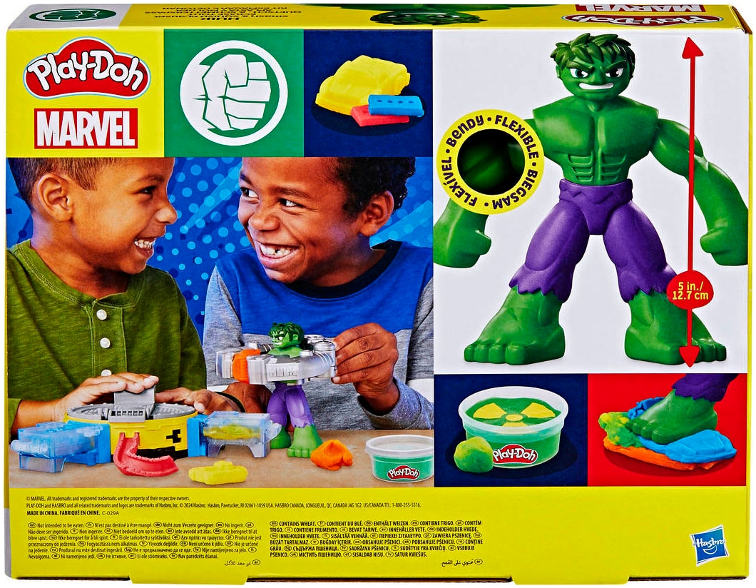 Hasbro Knete »Play-Doh, Marvel Hulk Quetsch- & Schmetterspaß«