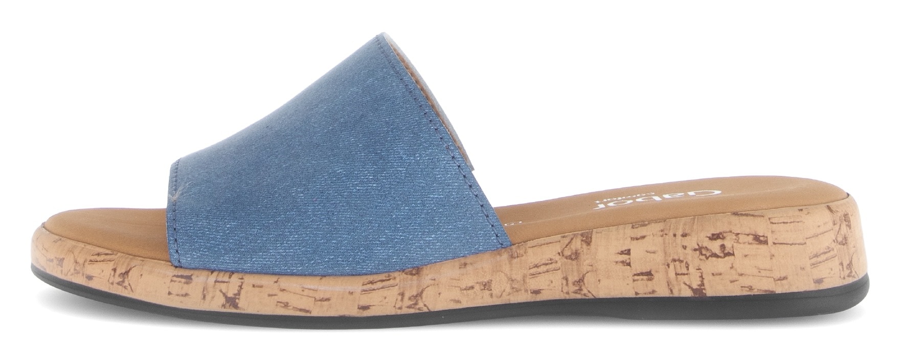 Gabor Pantolette »RHODOS«, Sommerschuh, Komfortschuh, kleiner Stretcheinsatz, Weite G (=weit)
