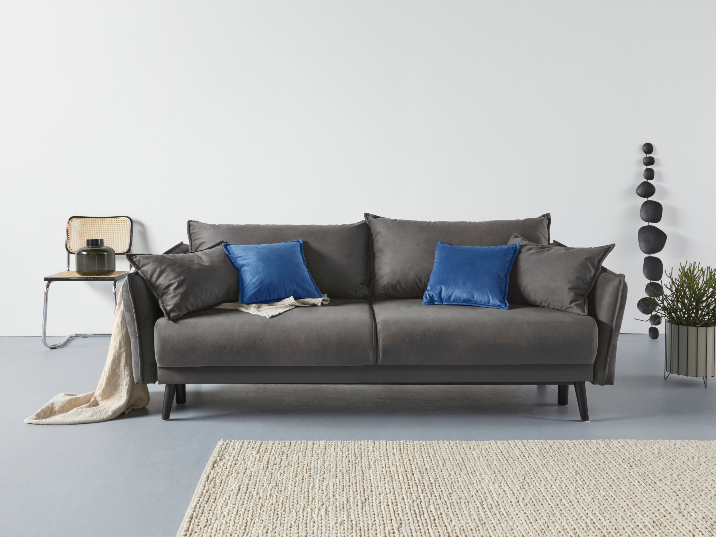 COLLECTION AB Schlafsofa "Asra" incl. Bettfunktion und Bettkasten, Seitenta günstig online kaufen