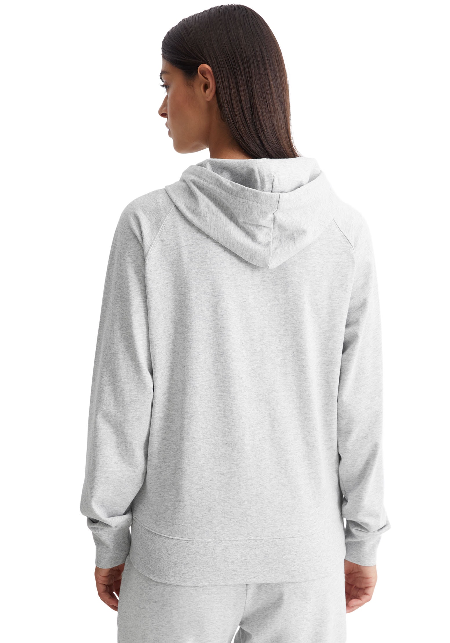 Marc O'Polo Kapuzensweatjacke »Heavy Jersey«, mit großer Kapuze