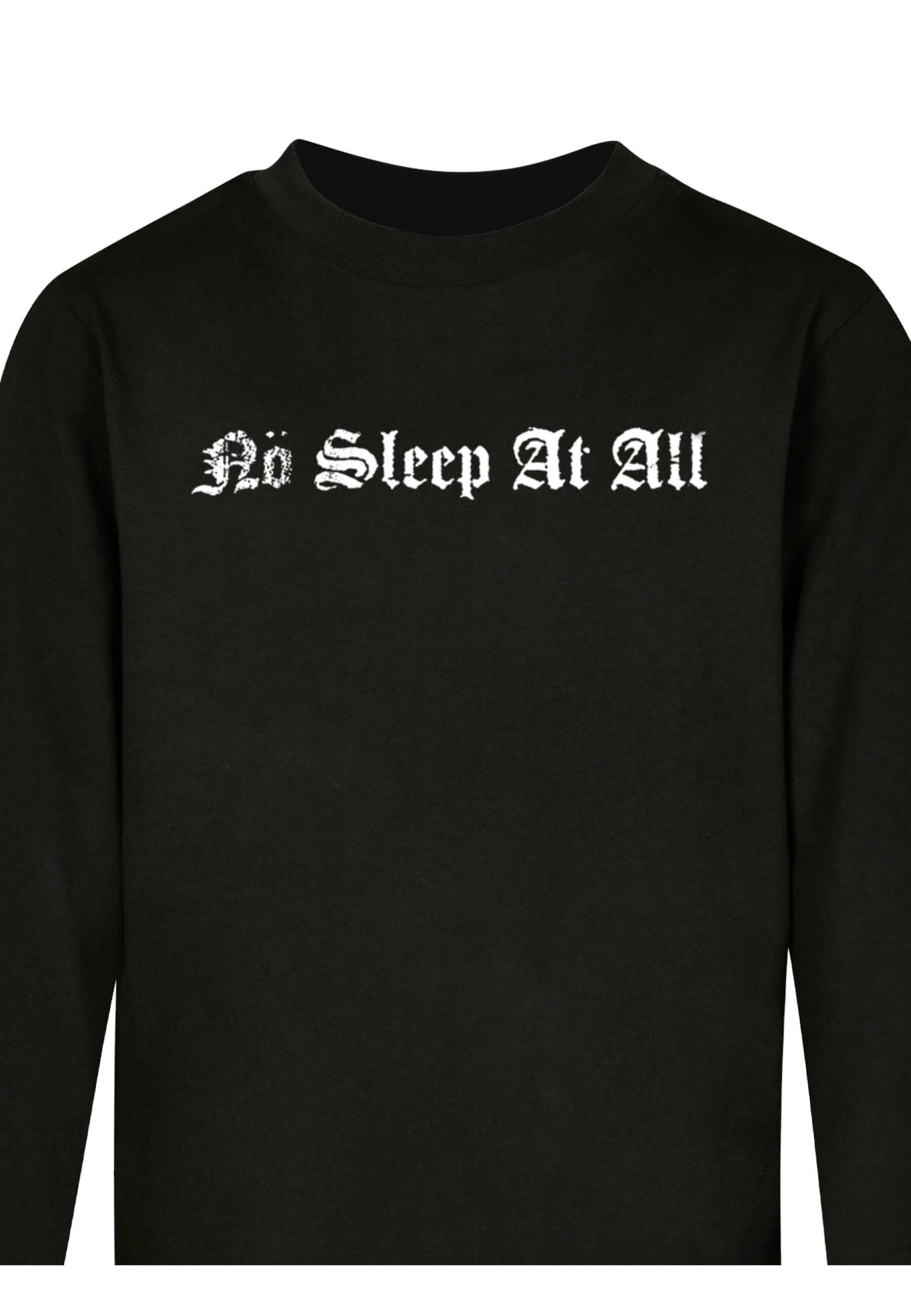 Merchcode Longsleeve »Merchcode Herren Kids Motorhead - No Sleep Text Longsleeve«, (1 tlg.)