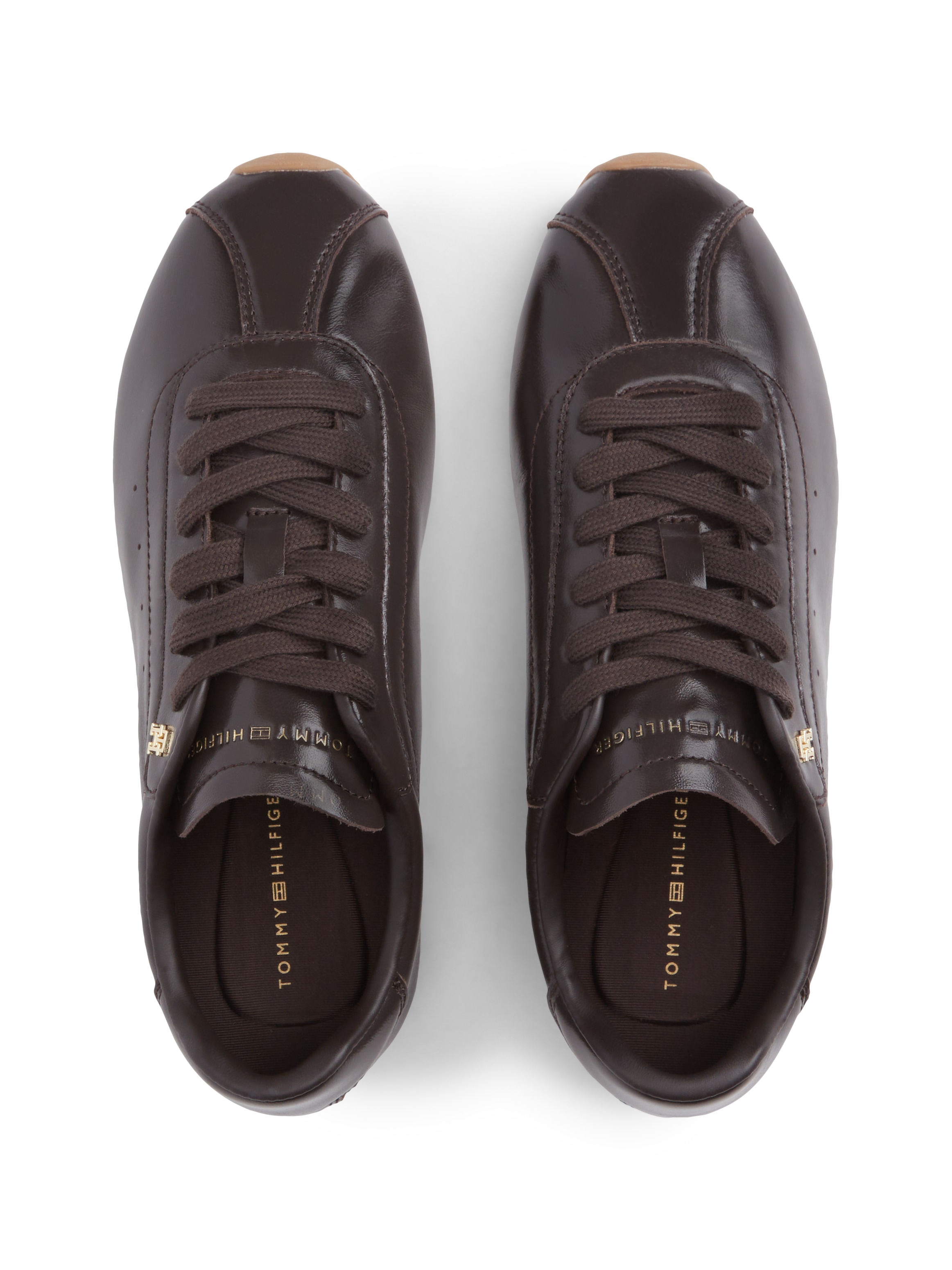 Tommy Hilfiger Sneaker »BELLA SNEAKER LEATHER«  Freizeitschuh, Halbschuh, Schnürschuh im Retro-Look