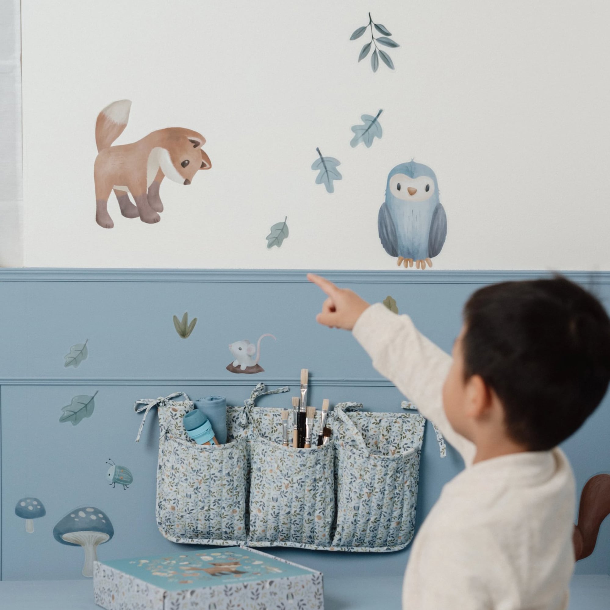 LITTLE DUTCH Wandtattoo "Wandsticker Set Forest Friends A4 (3x St.)", (Set, günstig online kaufen