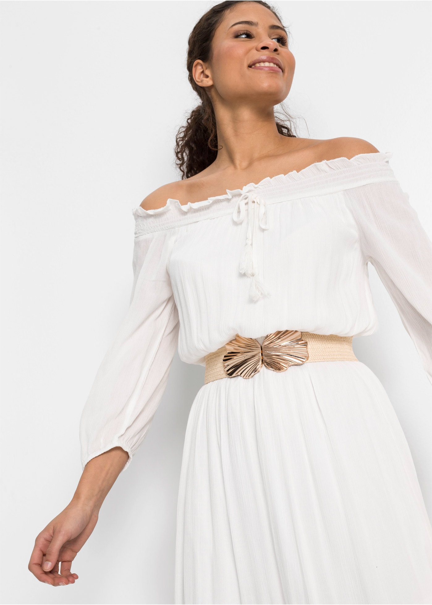 bonprix Stretchgürtel aus Polyester und Elastodien, flexibles Material, klassischer Stil