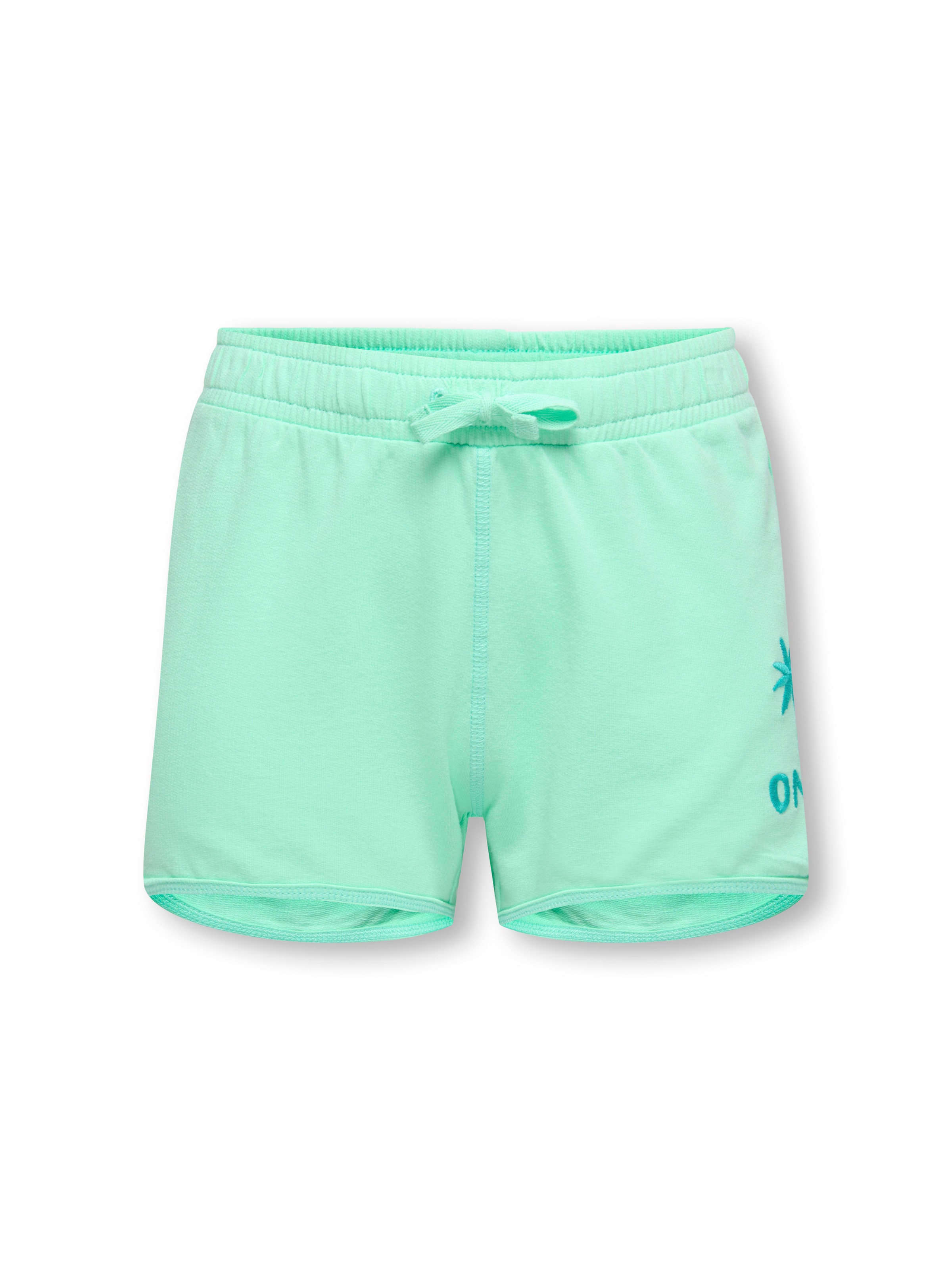 KIDS ONLY Sweatshorts »KOGAMANDA LIFE STRING SHORTS UB FR SWT«  mit kleinem Motiv am linken Bein