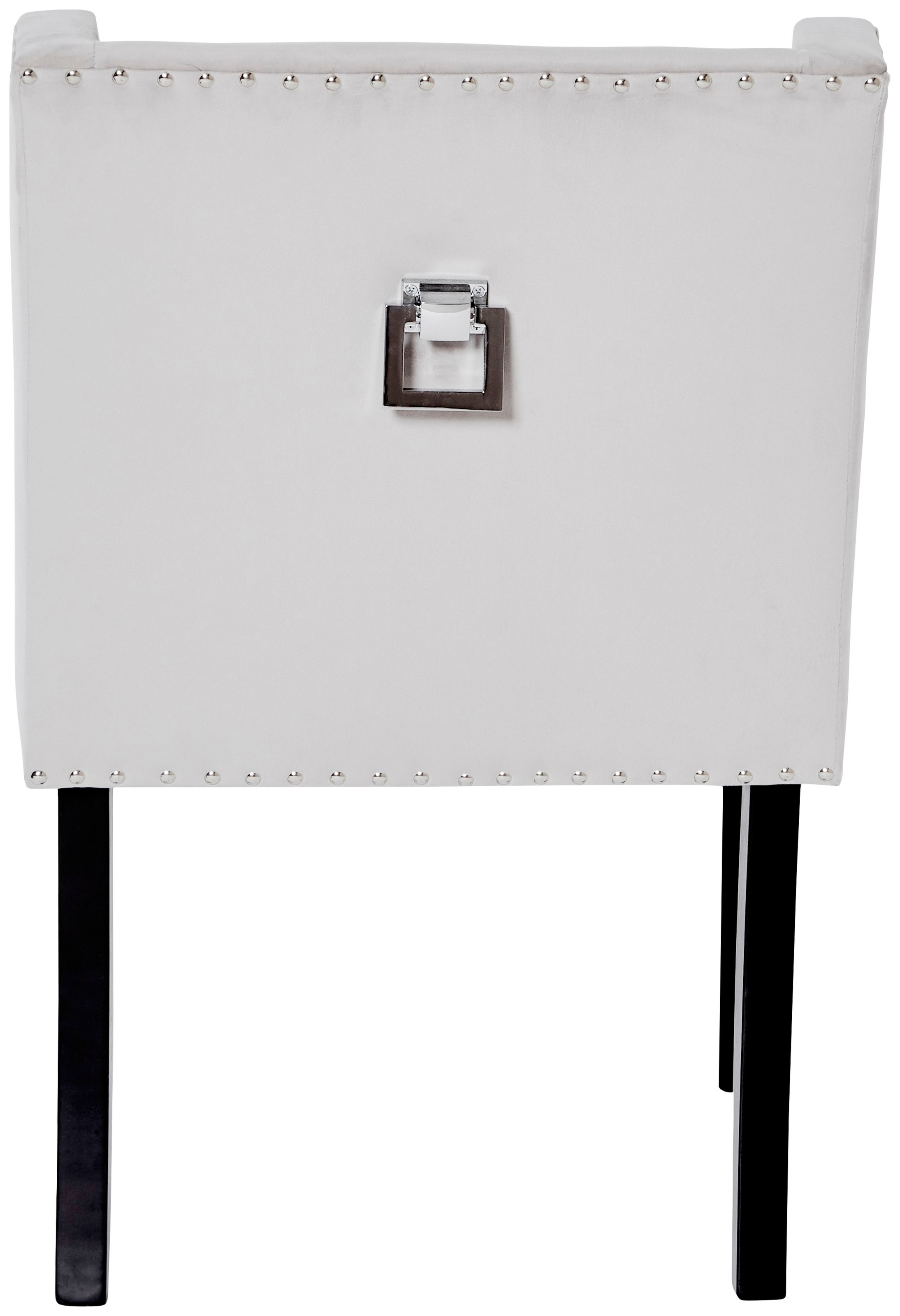 Jahnke Esszimmerstuhl "SAVIK KENT" () 1 Stk.Nieten-Optik, Griff an Rückenle günstig online kaufen