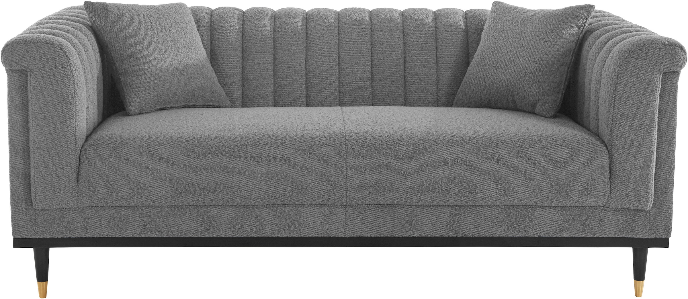 Home affaire 2-Sitzer "Chamby New", im Bouclé-Strukturbezug mit Steppung im günstig online kaufen