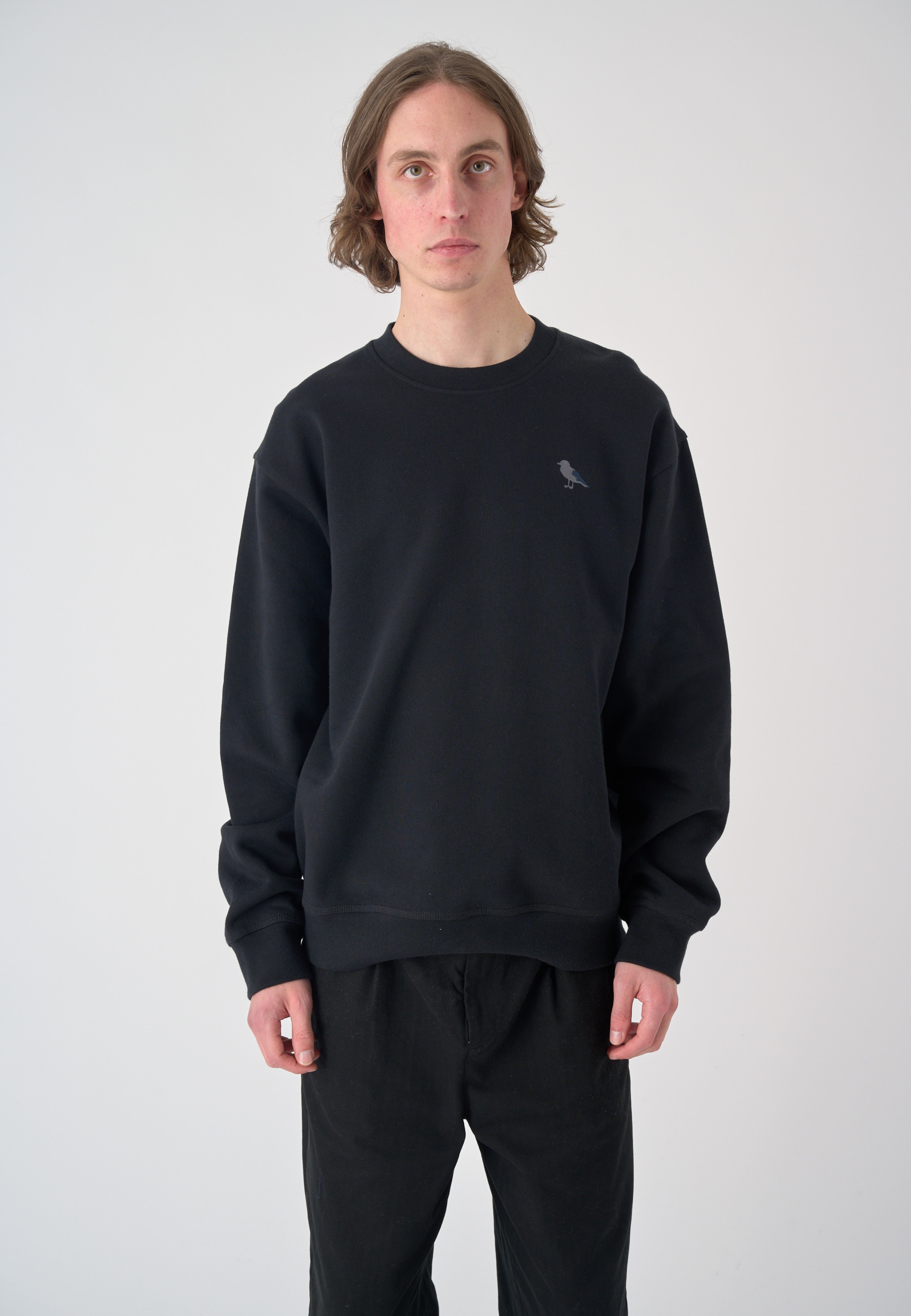 Cleptomanicx Sweatshirt »Embro Gull Mono«, mit schöner Stickerei