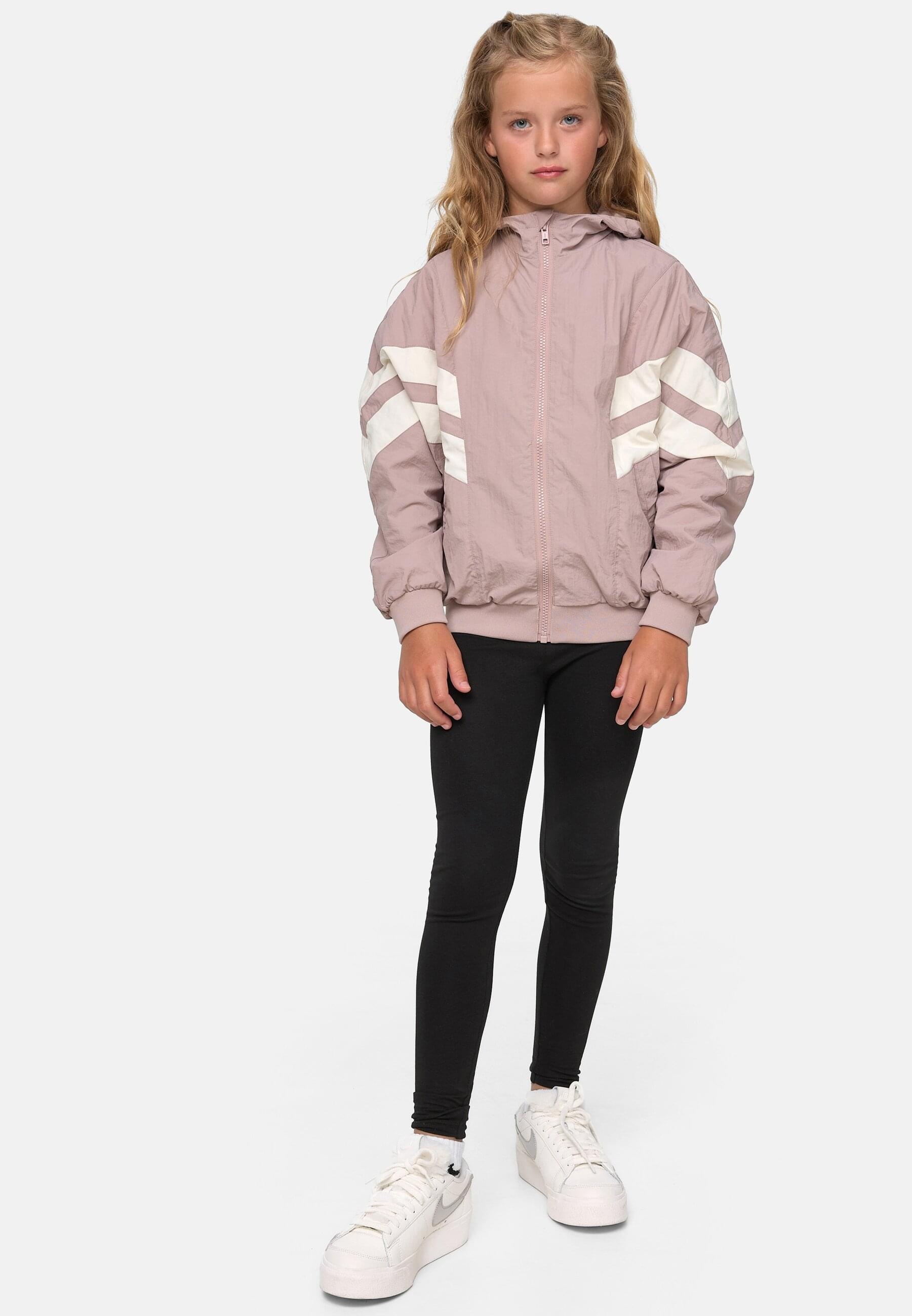 URBAN CLASSICS Allwetterjacke »Urban Classics Damen Girls Crinkle Batwing Jacket«, (1 St.), mit Kapuze