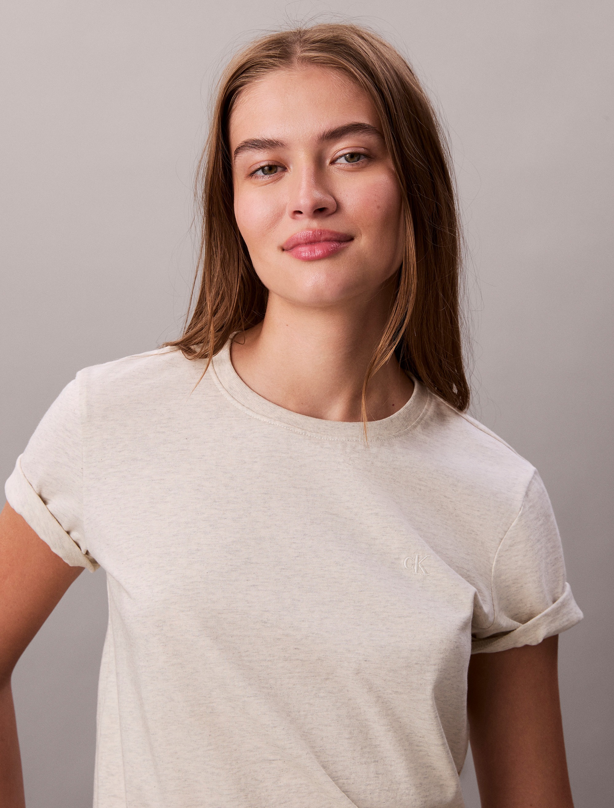 Thumbnail - Calvin Klein Jeans T-Shirt "Archive Jersey Crew Tee EU" Mit Rundhalsausschnitt