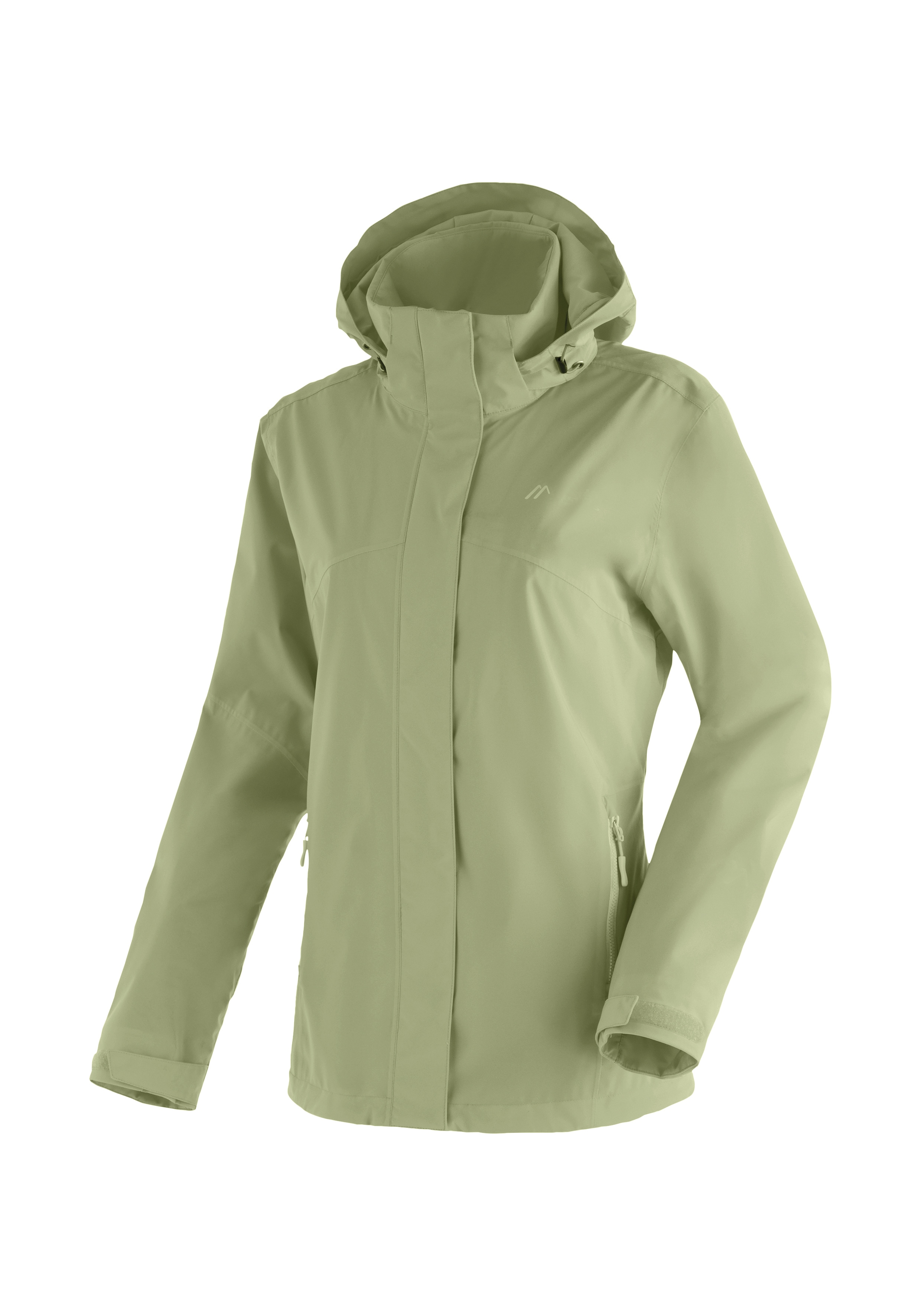 Maier Sports Regenjacke "Metor rec W" Damen Jacke mit Kapuze, Windjacke wasserdicht atmungsaktiv, Reg. Fit