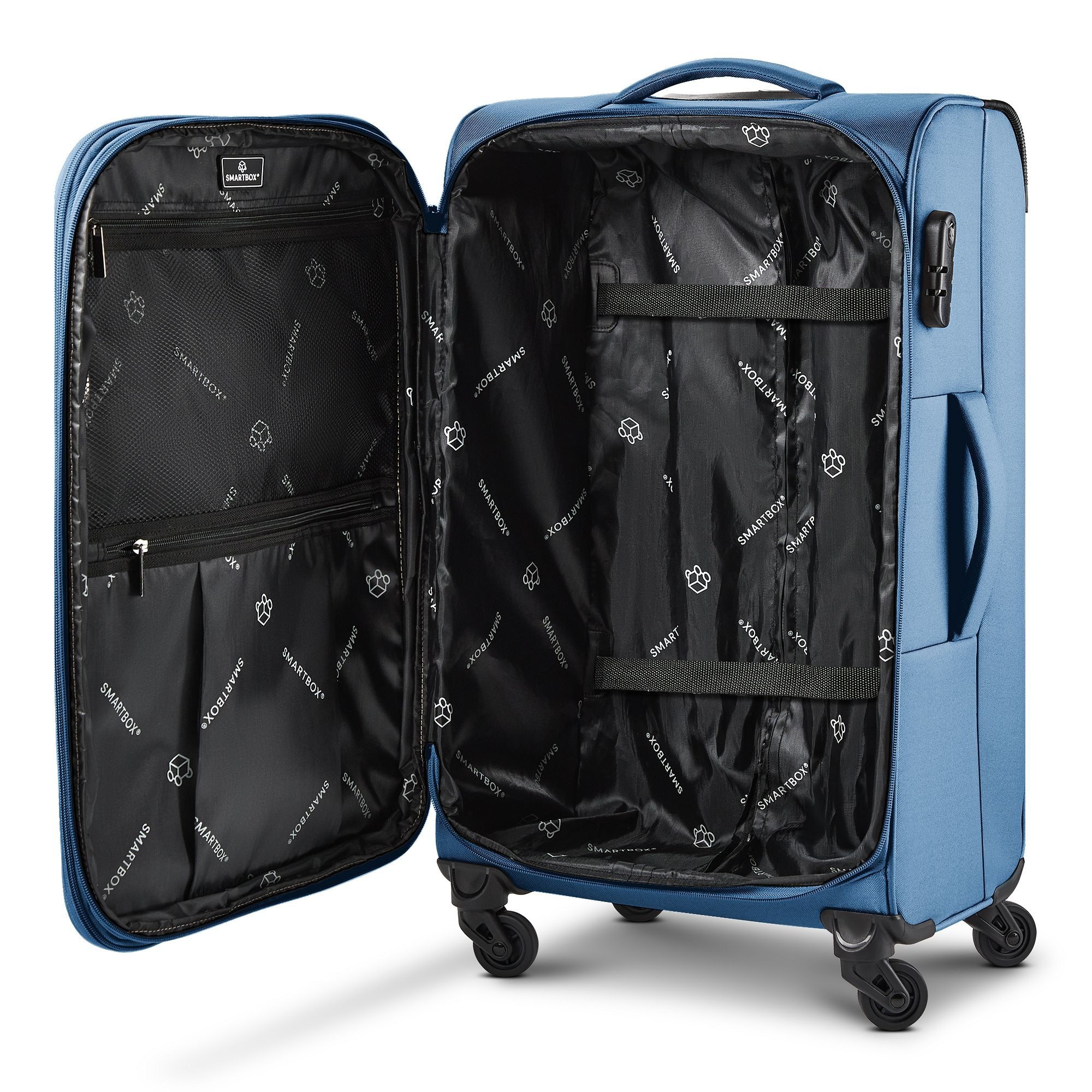 Smartbox Kofferset »Edition 04 4 Rollen Kofferset 3-teilig mit Dehnfalte«