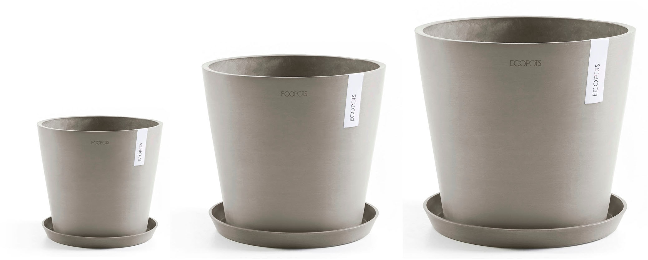 ECOPOTS Blumentopf "Amsterdam", (Set, 3 St.), verschiedene Größen mit passe günstig online kaufen