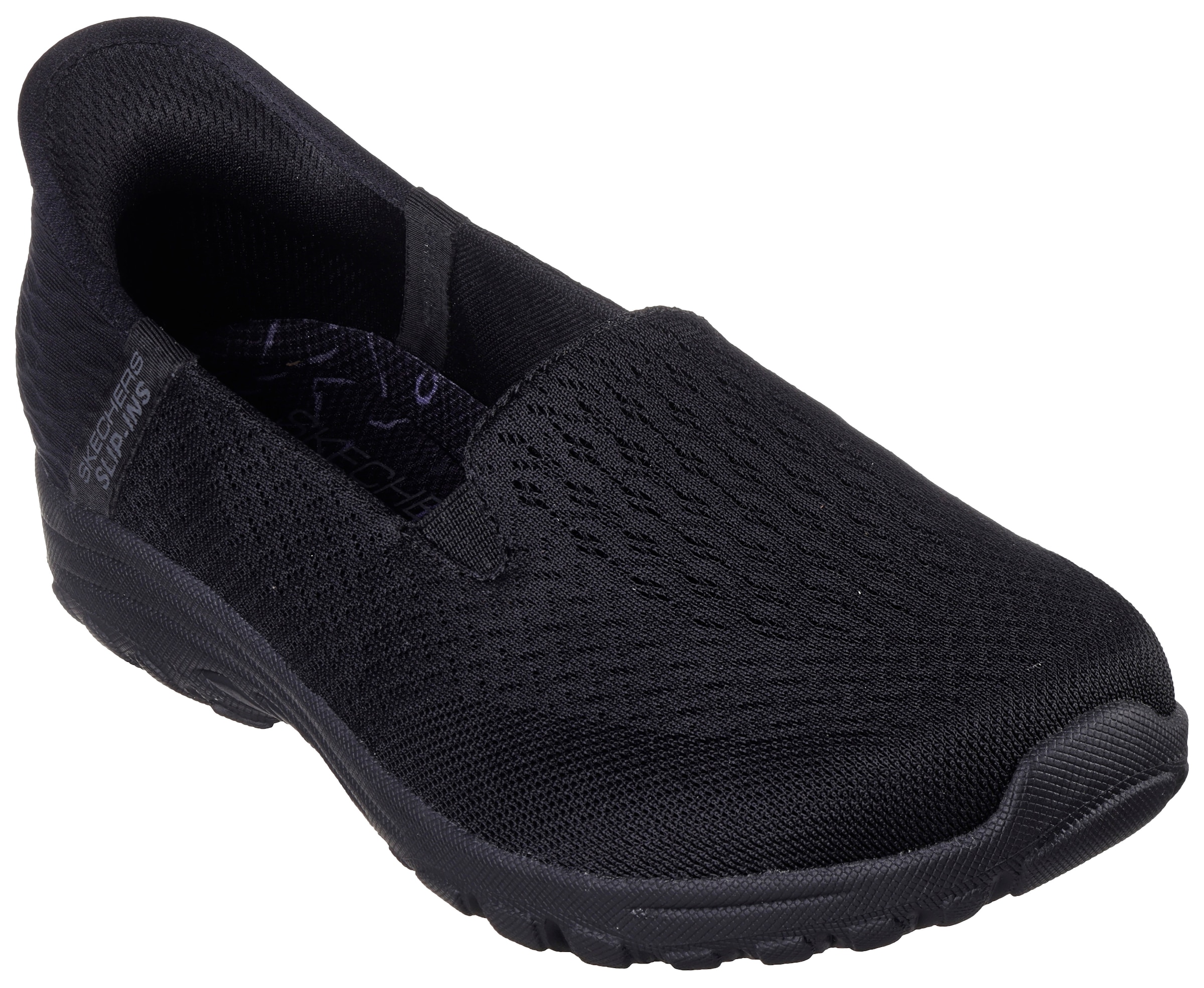 Skechers Slip-On Sneaker »REGGAE FEST 2.0-GUIDING LIGHT«, Schlupfschuh, Slipper, Freizeitschuh mit gepolstertem Schaftrand