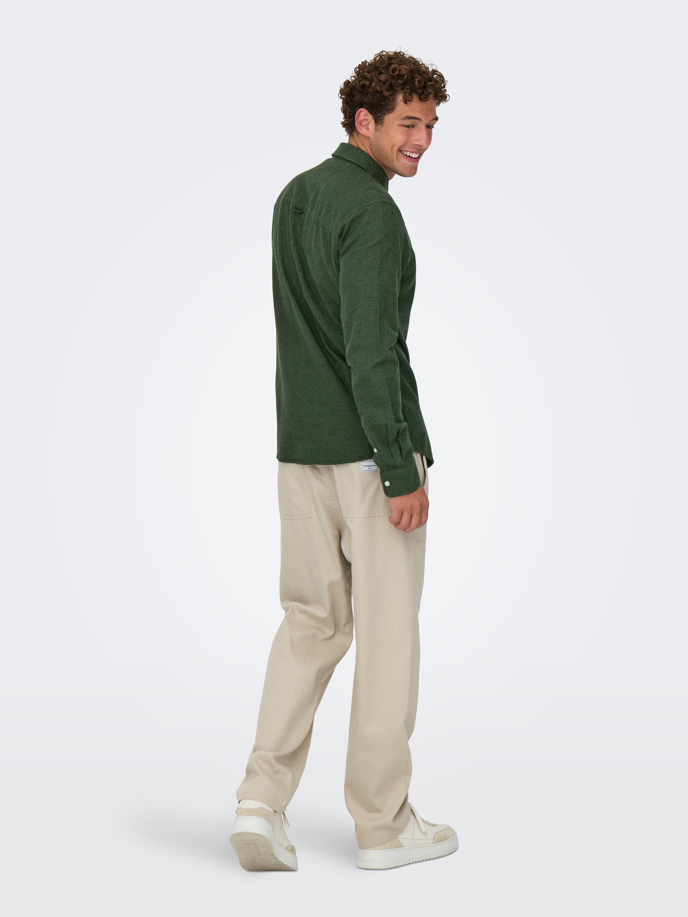 ONLY & SONS Langarmhemd »ONSNIKOLA LS MELANGE SHIRT OTL«