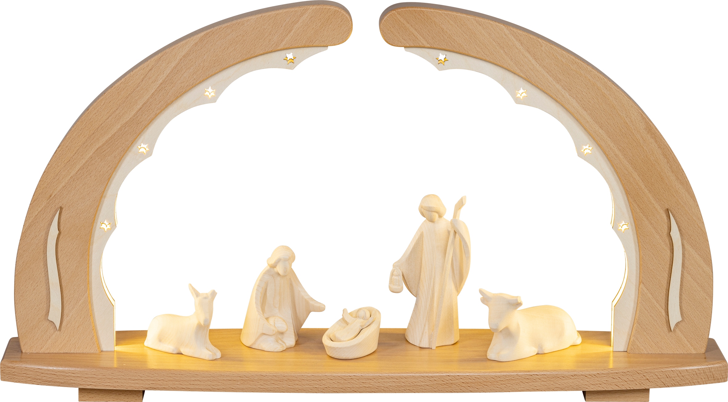 SAICO Original LED Schwibbogen "Lichterbogen, Christi Geburt mit Figurengru günstig online kaufen