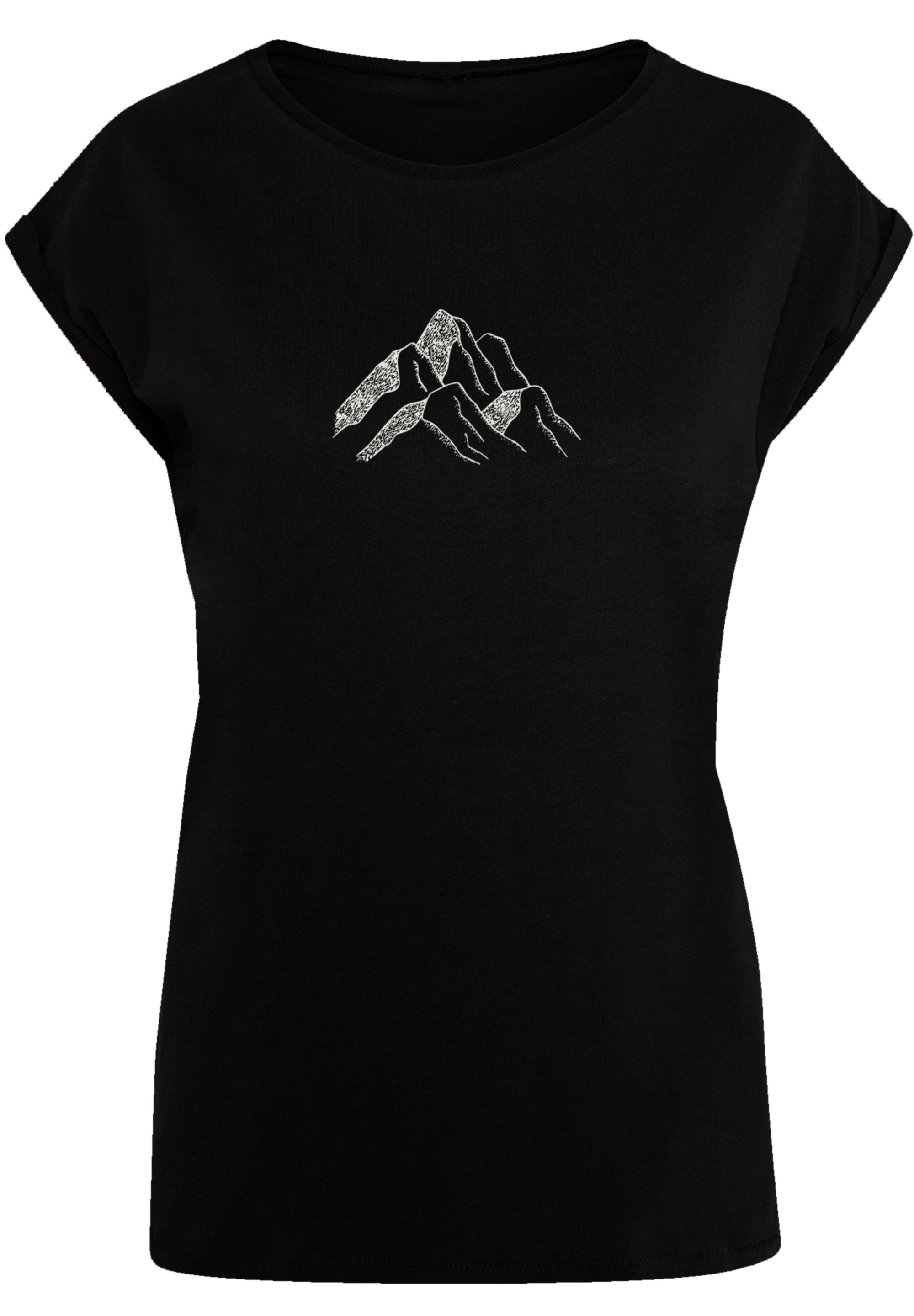 F4NT4STIC T-Shirt »Mountain Berge Natur V2«, Premium Qualität