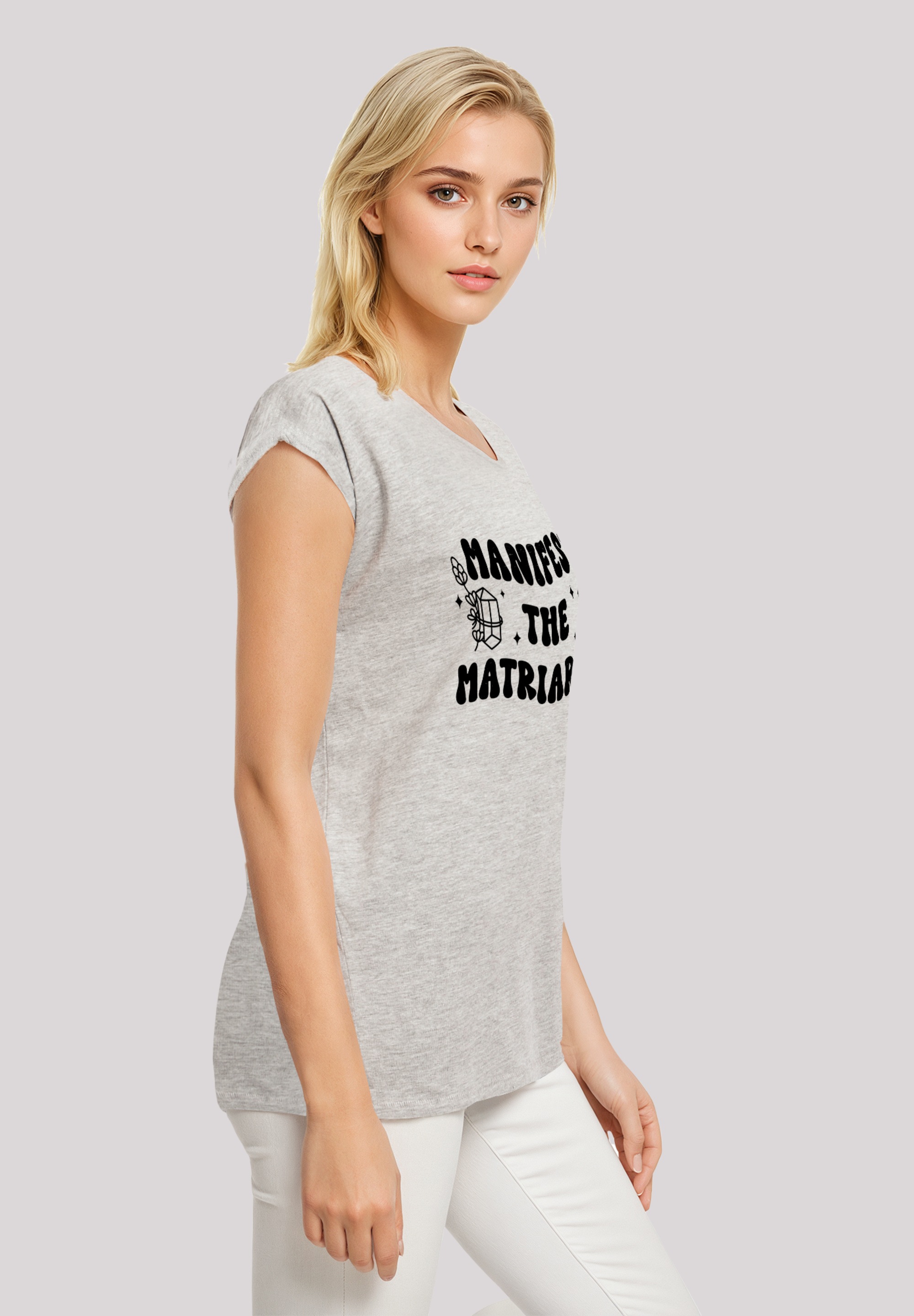 F4NT4STIC T-Shirt »Feministisch Manifest The Matriarchy Frauentag«, Premium Qualität