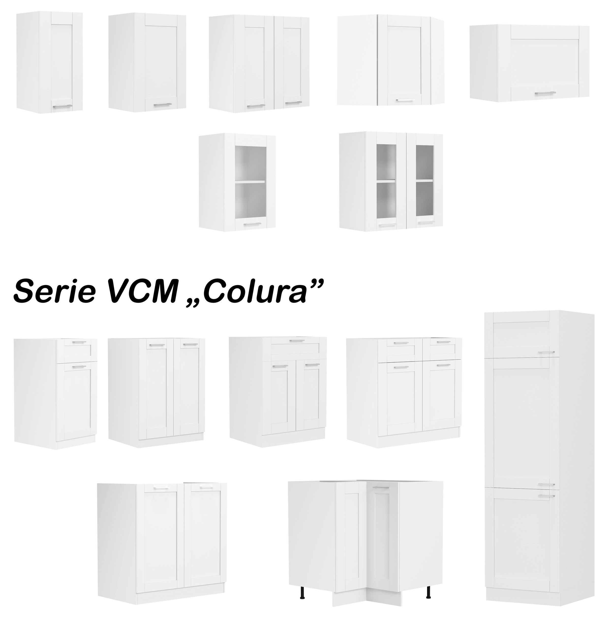 VCM Unterschrank "Küchenschrank 40 cm Unterschrank Schublade Colura" 1 Stk. tlg.