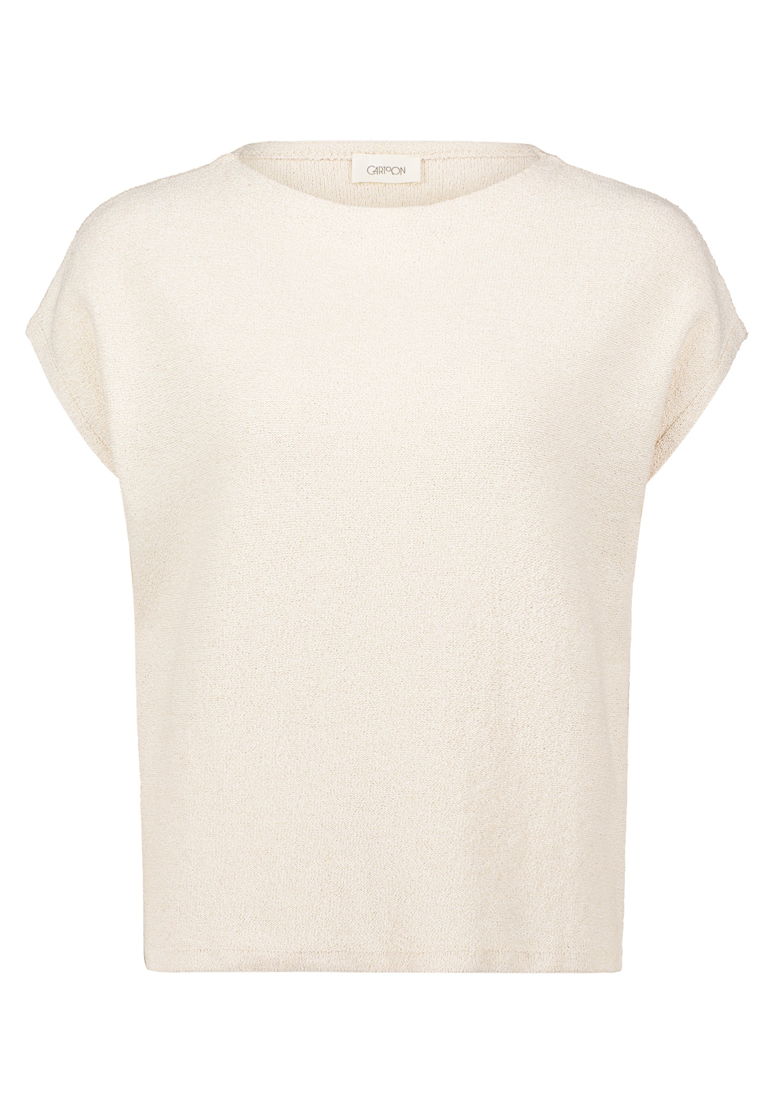 Cartoon Kurzarmshirt "Damen Strukturshirt kurzarm" 1 Stk. tlg. Material günstig online kaufen