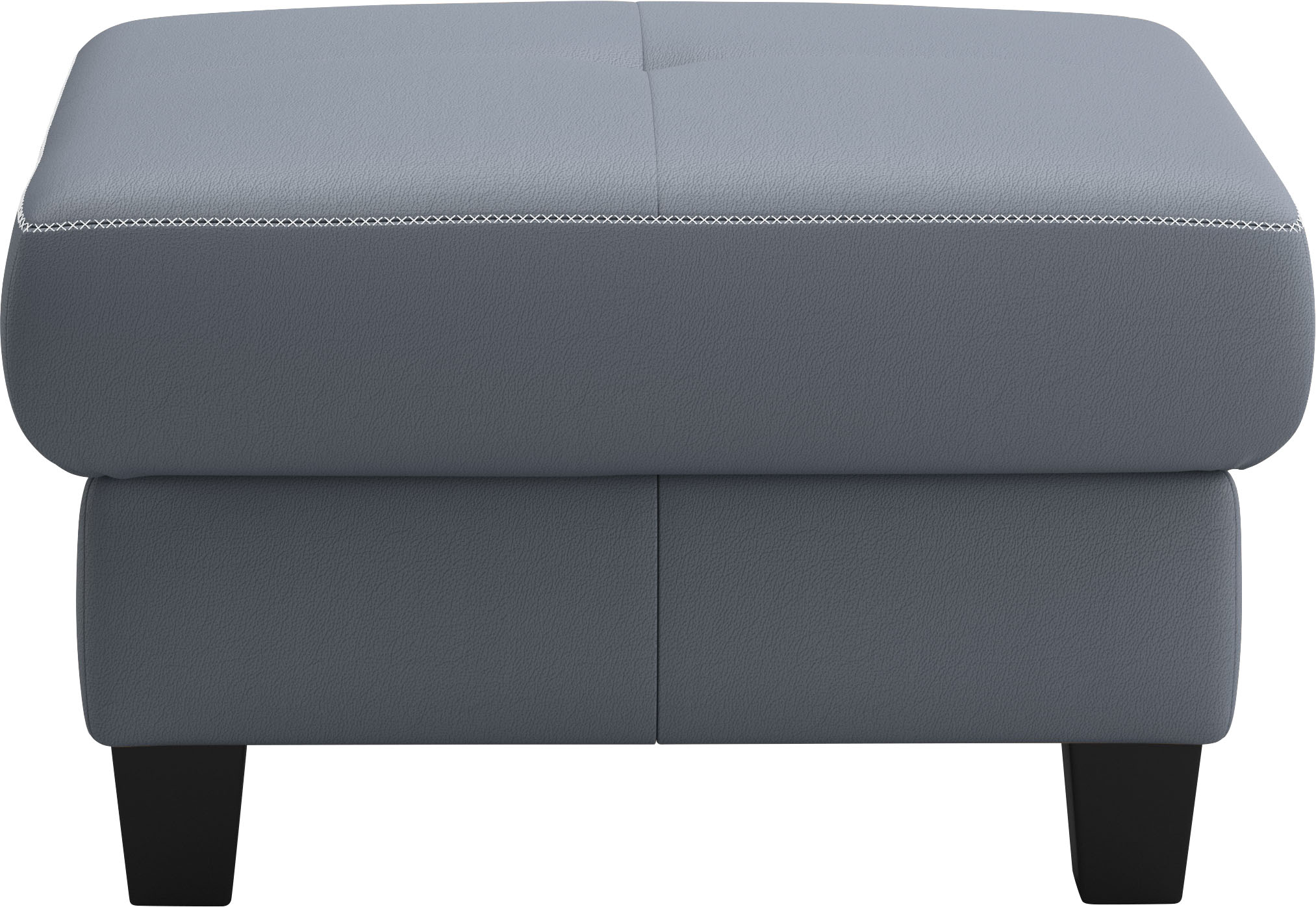 Thumbnail - PLACES OF STYLE Polsterhocker "Varese" Kreuznaht in beige