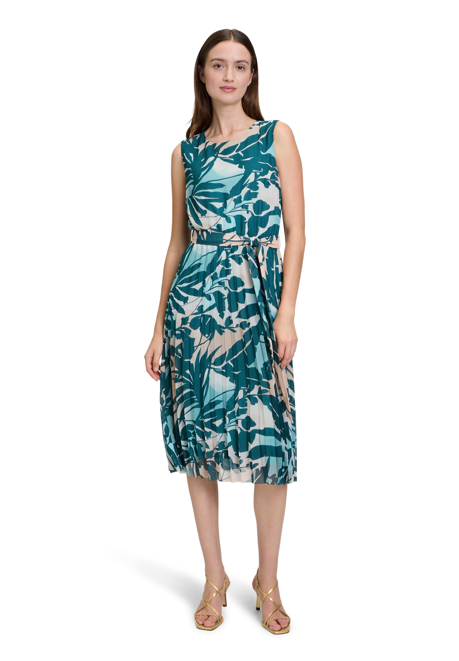 Betty&Co Chiffonkleid "Betty & Co Damen Sommerkleid Chiffonkleid mit Plisse günstig online kaufen