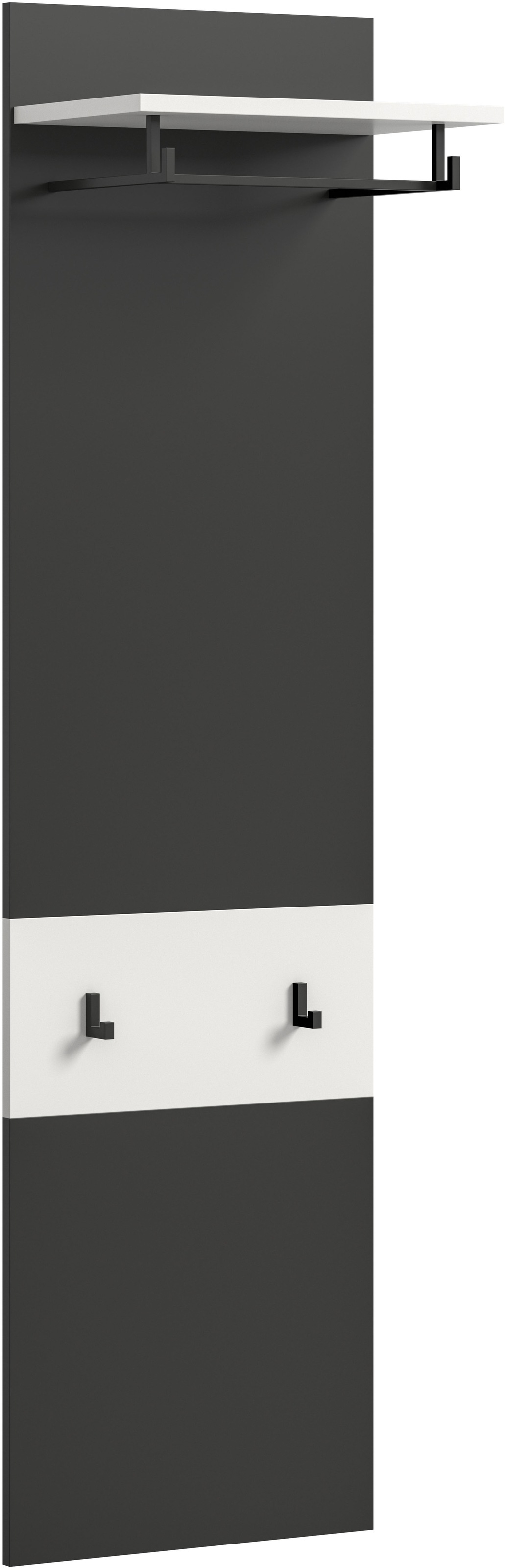 Thumbnail - Home affaire Garderobenpaneel "REHAT, TOPSELLER, Höhe 165 cm, Hutablage, 2 Haken, Garderobenstange" in verschiedenen Far...