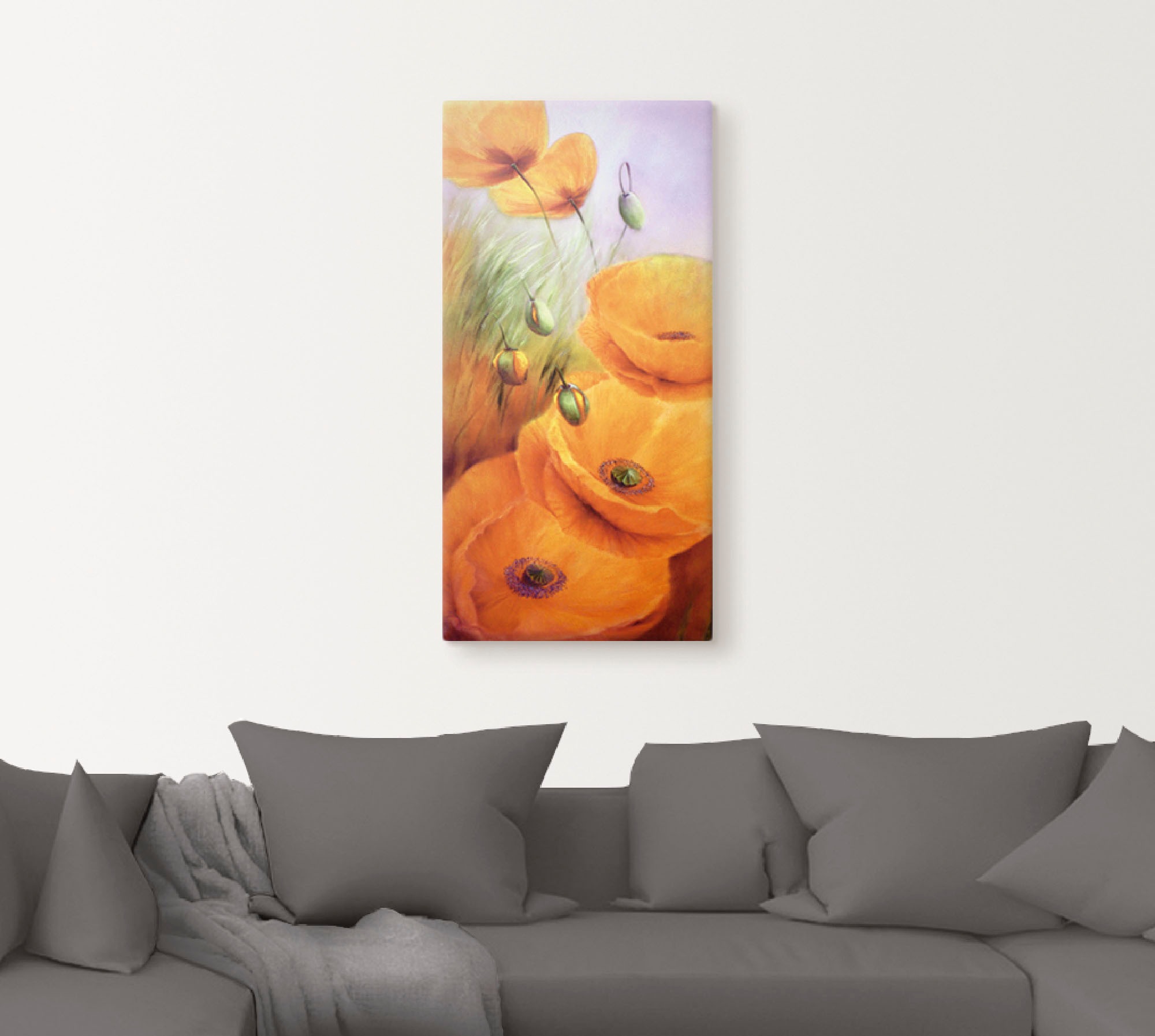 Artland Leinwandbild »Keine Wolkentage mehr«, Blumen, (1 St.), auf Keilrahmen gespannt