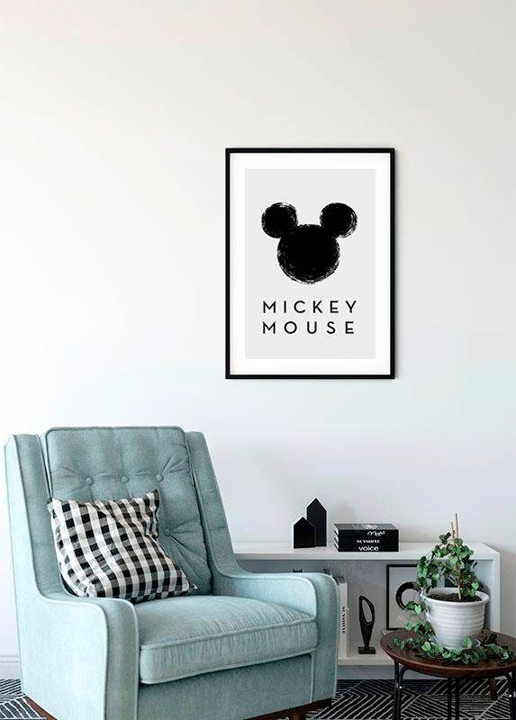 St.), Wohnzimmer | Kinderzimmer, Poster Silhouette«, Schlafzimmer, BAUR Komar Disney, Mouse »Mickey (1