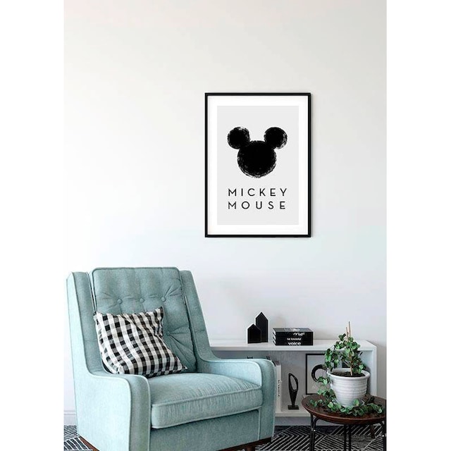 Komar Poster »Mickey Mouse Silhouette«, Disney, (1 St.), Kinderzimmer,  Schlafzimmer, Wohnzimmer | BAUR