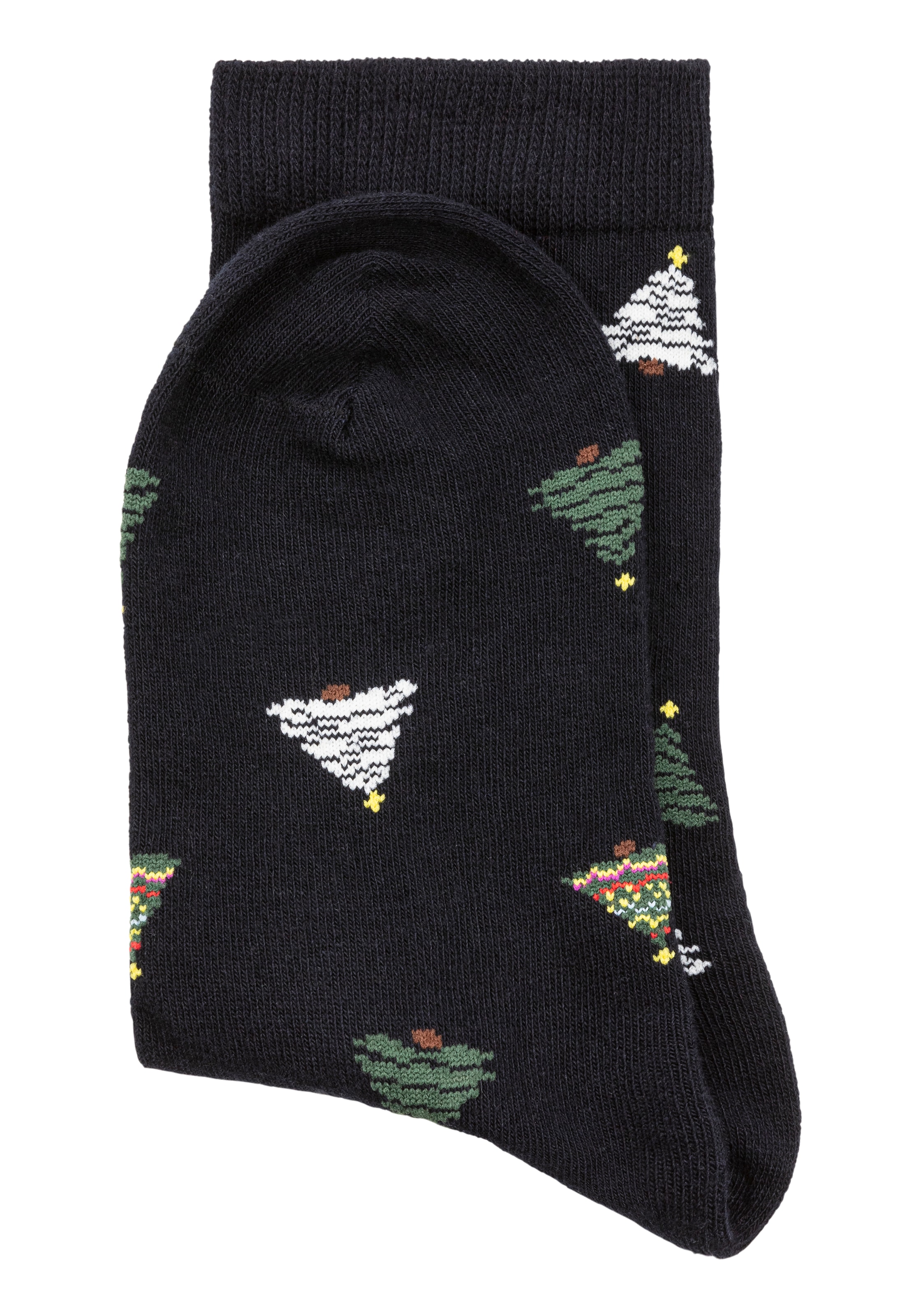 H.I.S Basicsocken, (Packung, 3 Paar), mit weihnachtlichen Motiven