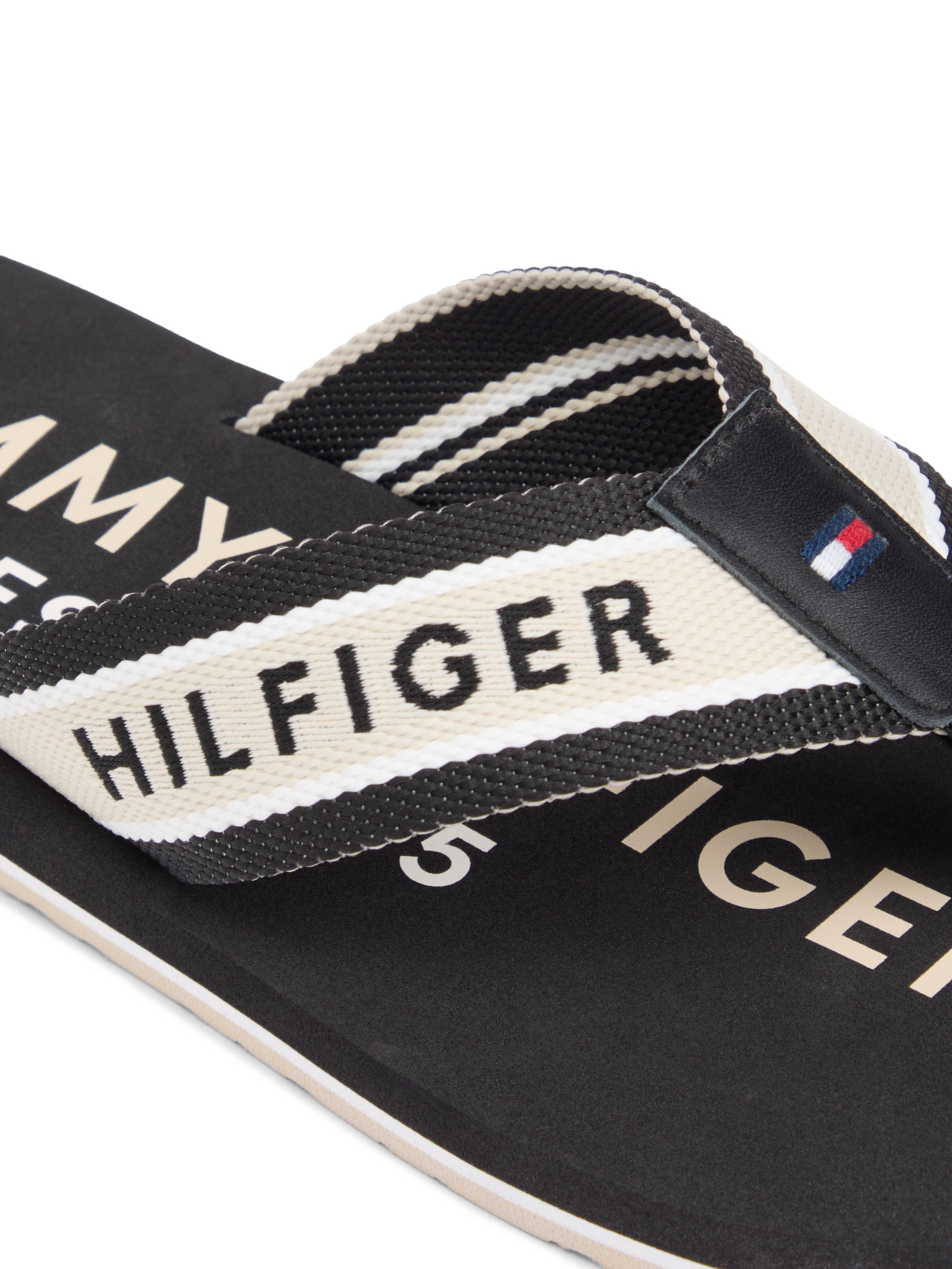 Tommy Hilfiger Zehentrenner "SPORTY HILFIGER BEACH SANDAL" Sommerschuh, Str günstig online kaufen