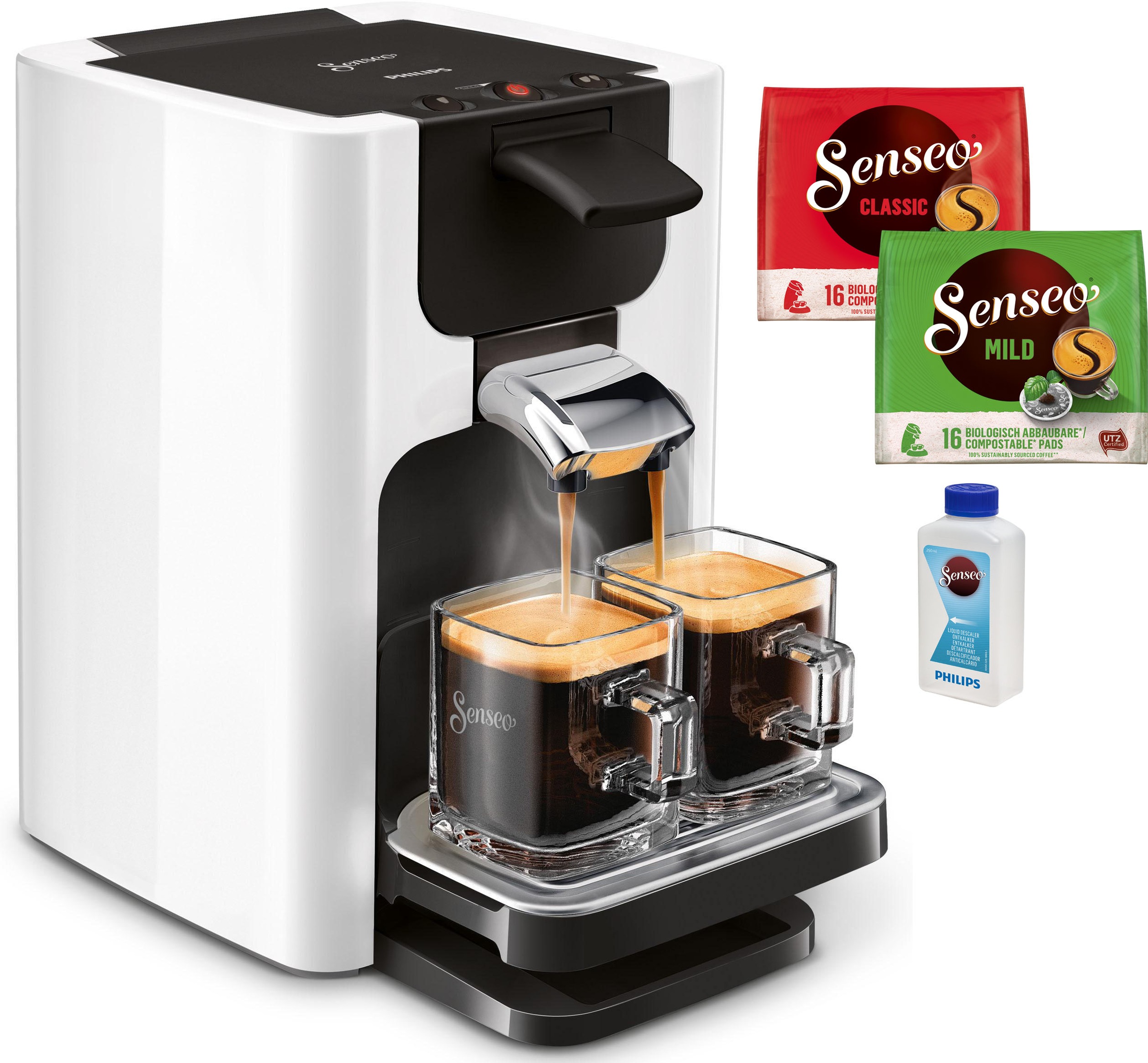 Senseo Kaffeepadmaschine Senseo Quadrante Hd7865 00 Baur