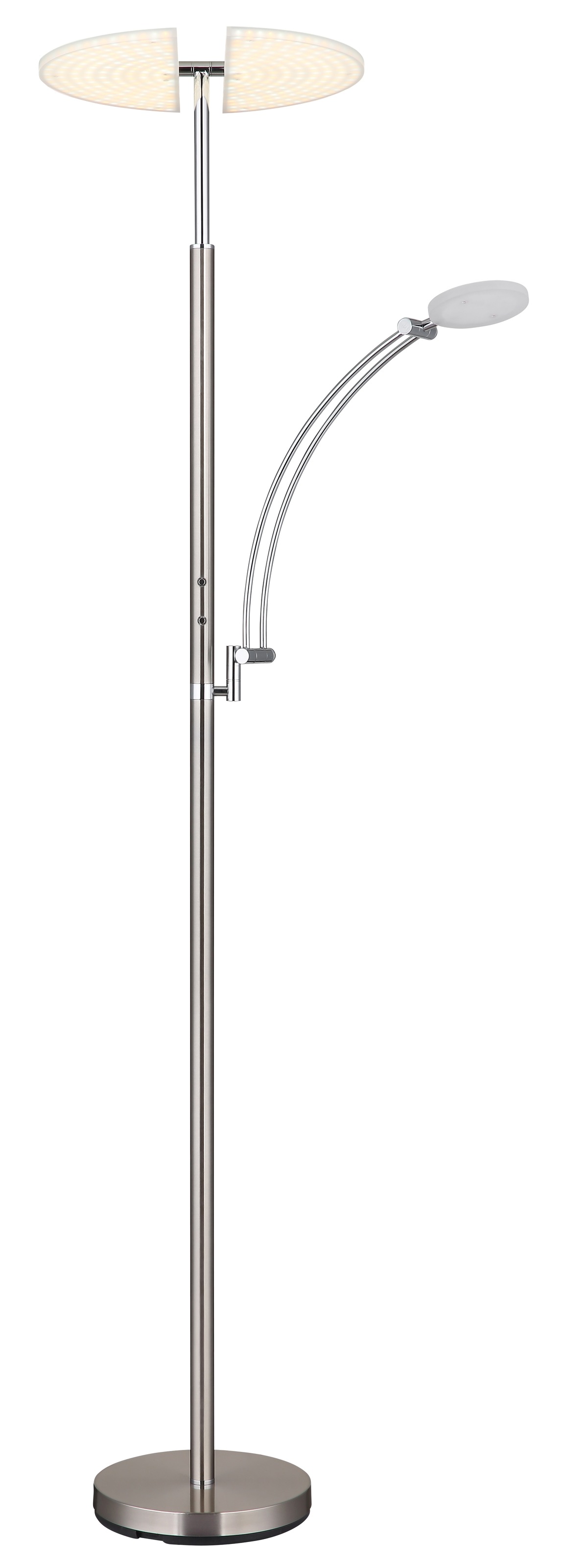 GLOBO LIGHTING Stehlampe »TIRANA« LED-Modul 1 Stk. Deckenfluter Metall, Acryl satiniert, dimmbar, LED 40W