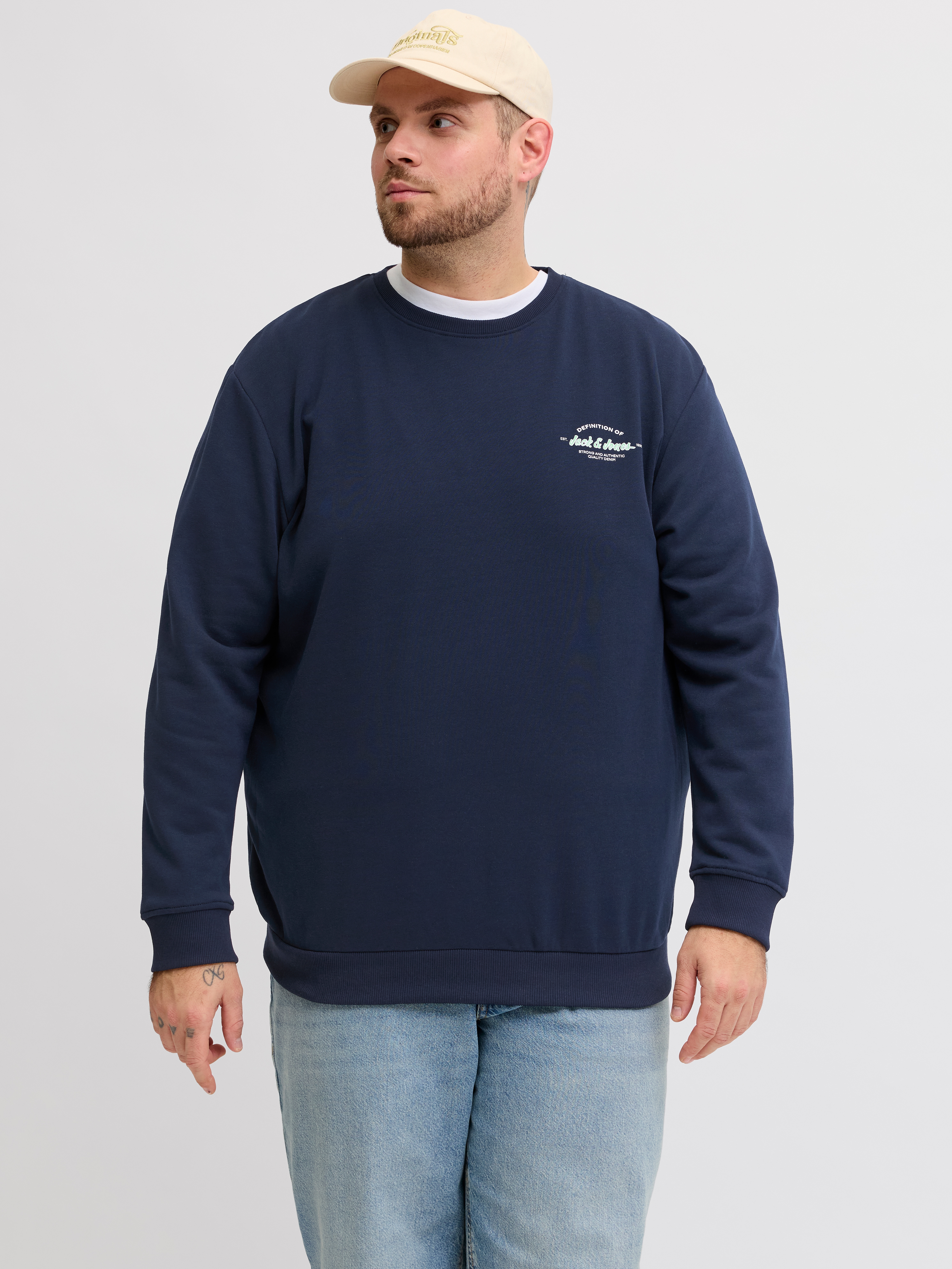 Jack & Jones PlusSize Sweatshirt "JJBRANDON SWEAT CREW NECK PLS"