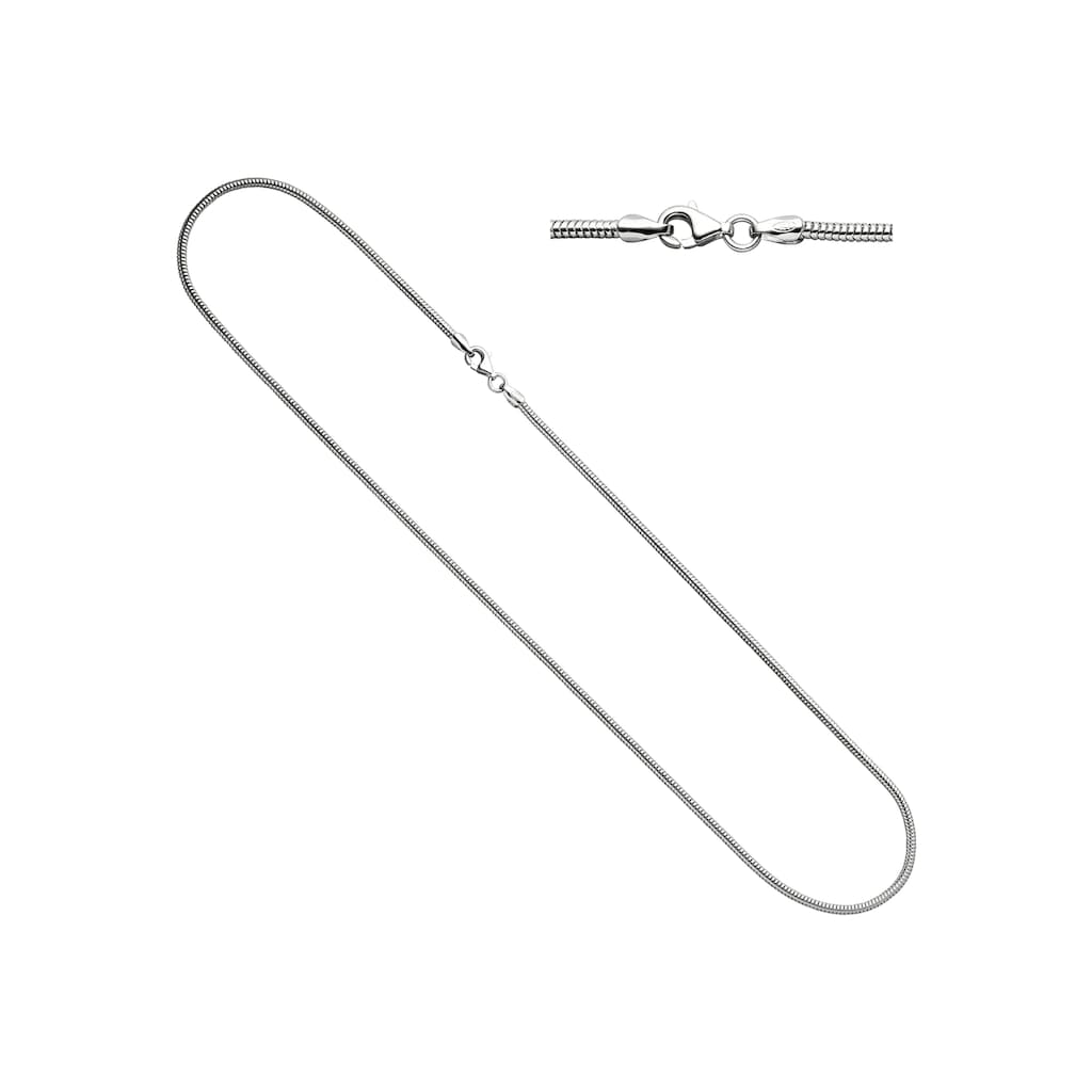 JOBO Silberkette Schlangenkette 925 Silber 50 cm 1 6 mm JOBO Silberkette Schlangenkette 925 Silber 50 cm 1 6 mm