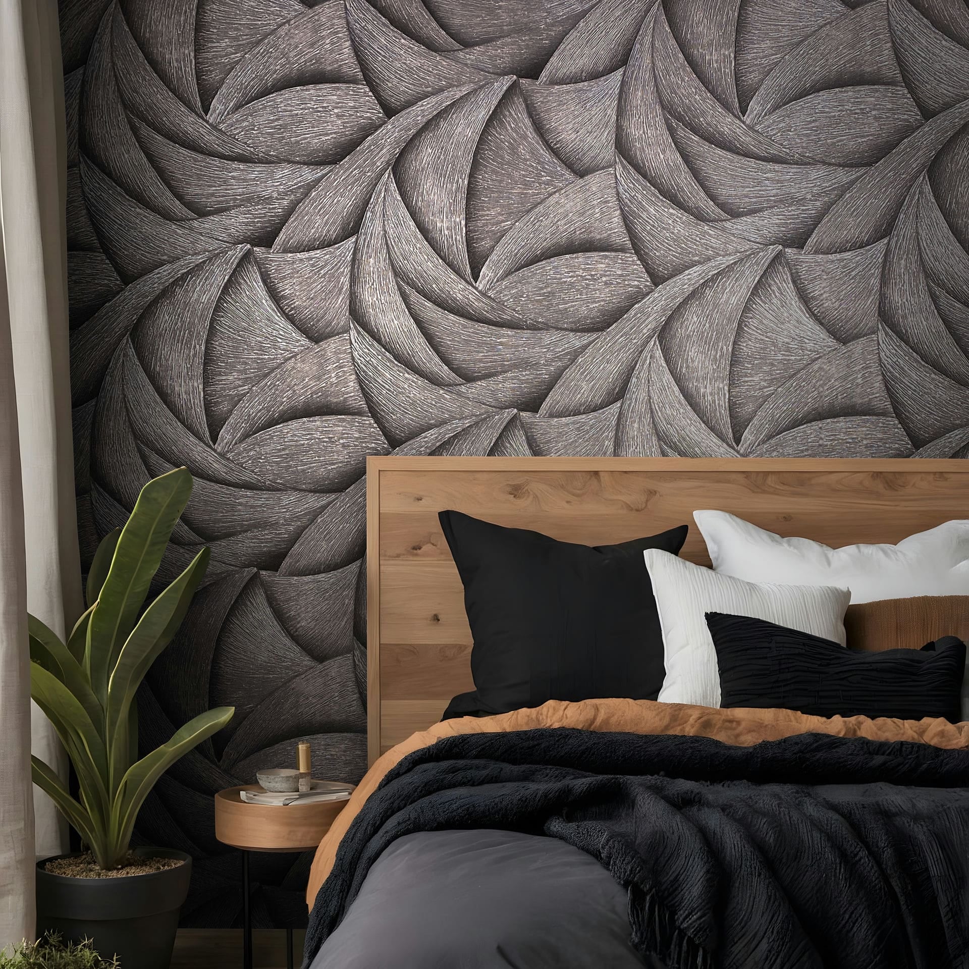 Marburg Vliestapete »Tapete Calm Waves«, geometrisch, moderne Vliestapete für Wohnzimmer Schlafzimmer Küche