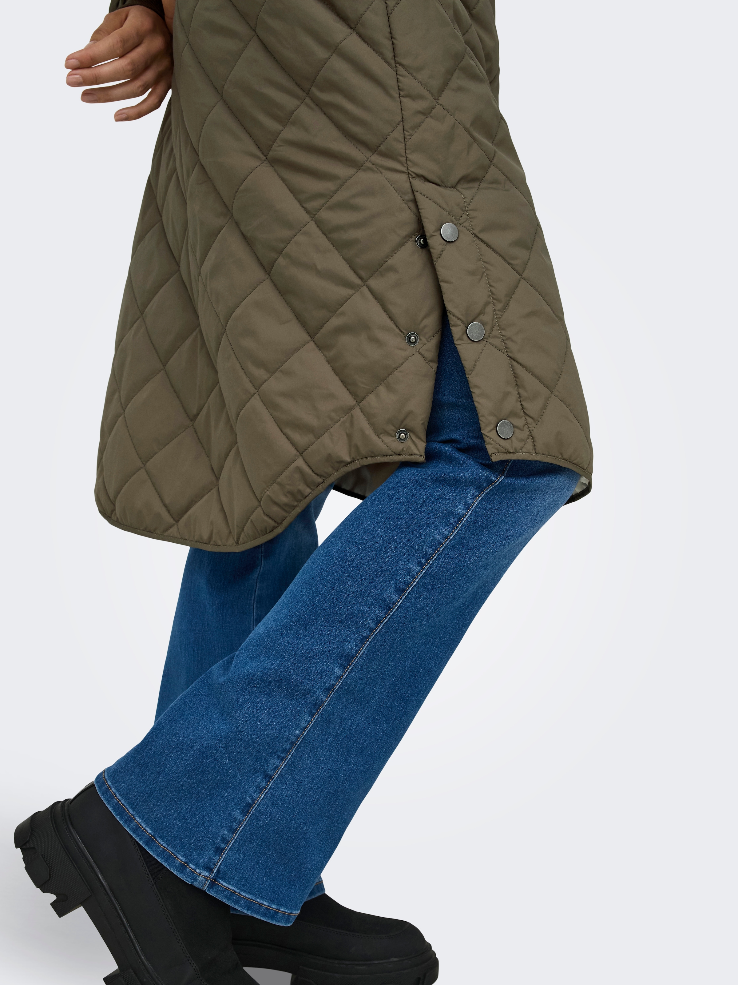 ONLY Steppmantel »ONLNEWSANDY QUILT COAT CC OTW«