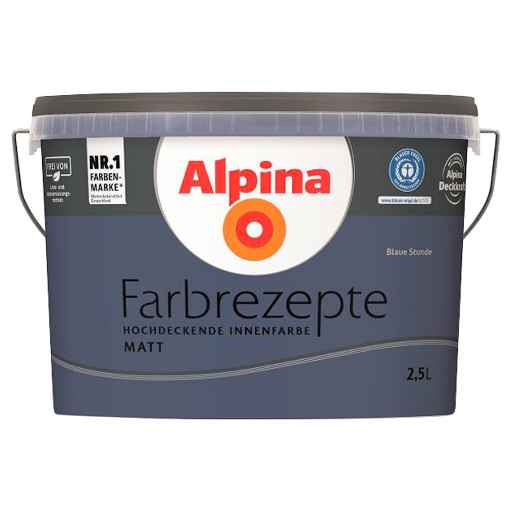 Alpina Wand- und Deckenfarbe »Farbrezepte Blaue Stunde«