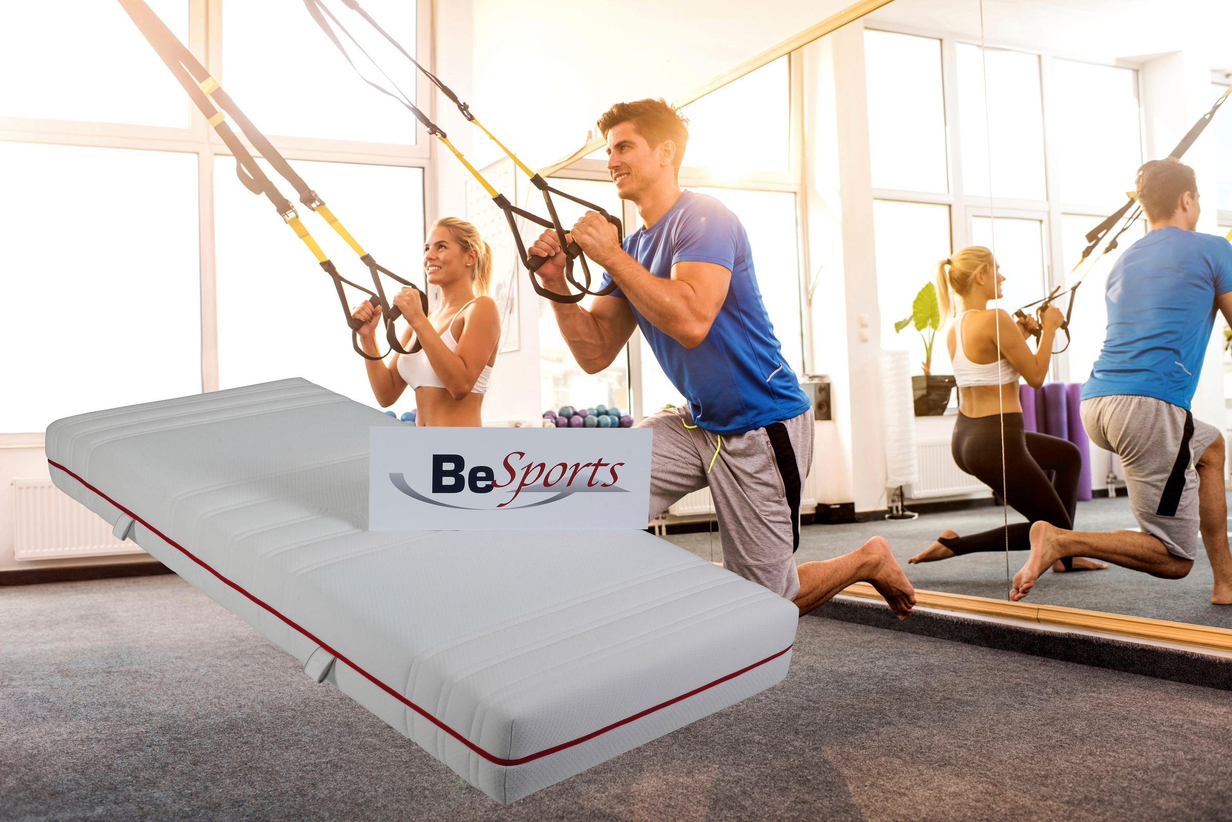 BeCo EXCLUSIV Komfortschaummatratze HS 1900, 19 cm cm hoch, Raumgewicht: 35 kg/m³, (1 St.), Machen Sie sich fit und gesund, Tag und Nacht