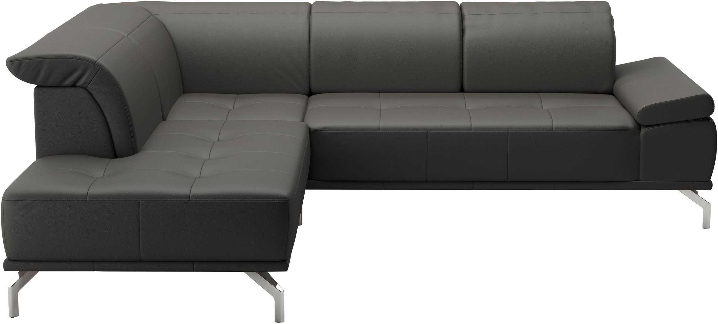 Places of Style Ecksofa »Caluna«, Inkl.Sitztiefenverstellung, wahlweise mit Kopf- und Armteilverstellung