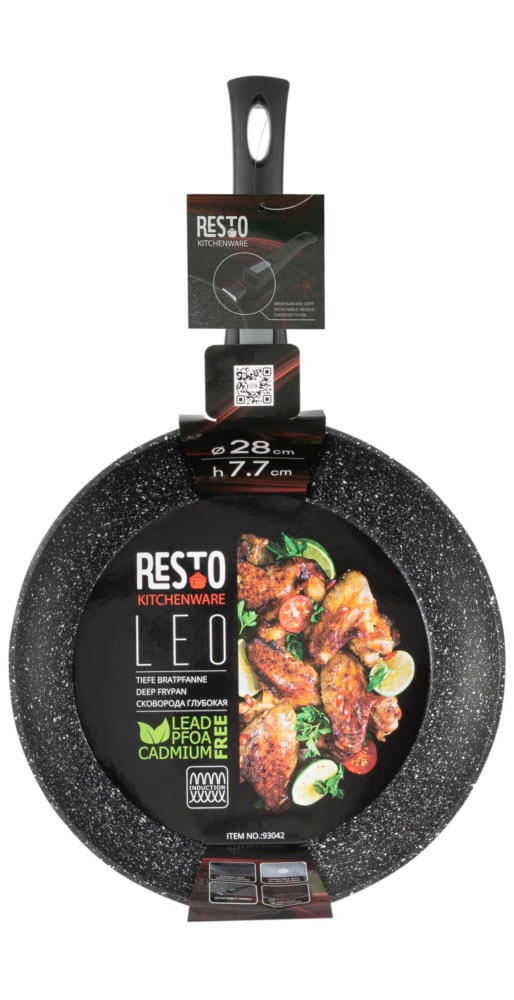 RESTO Kitchenware Bratpfanne "Leo, Wokpfanne mit vierschichtiger Marmor-Ant günstig online kaufen