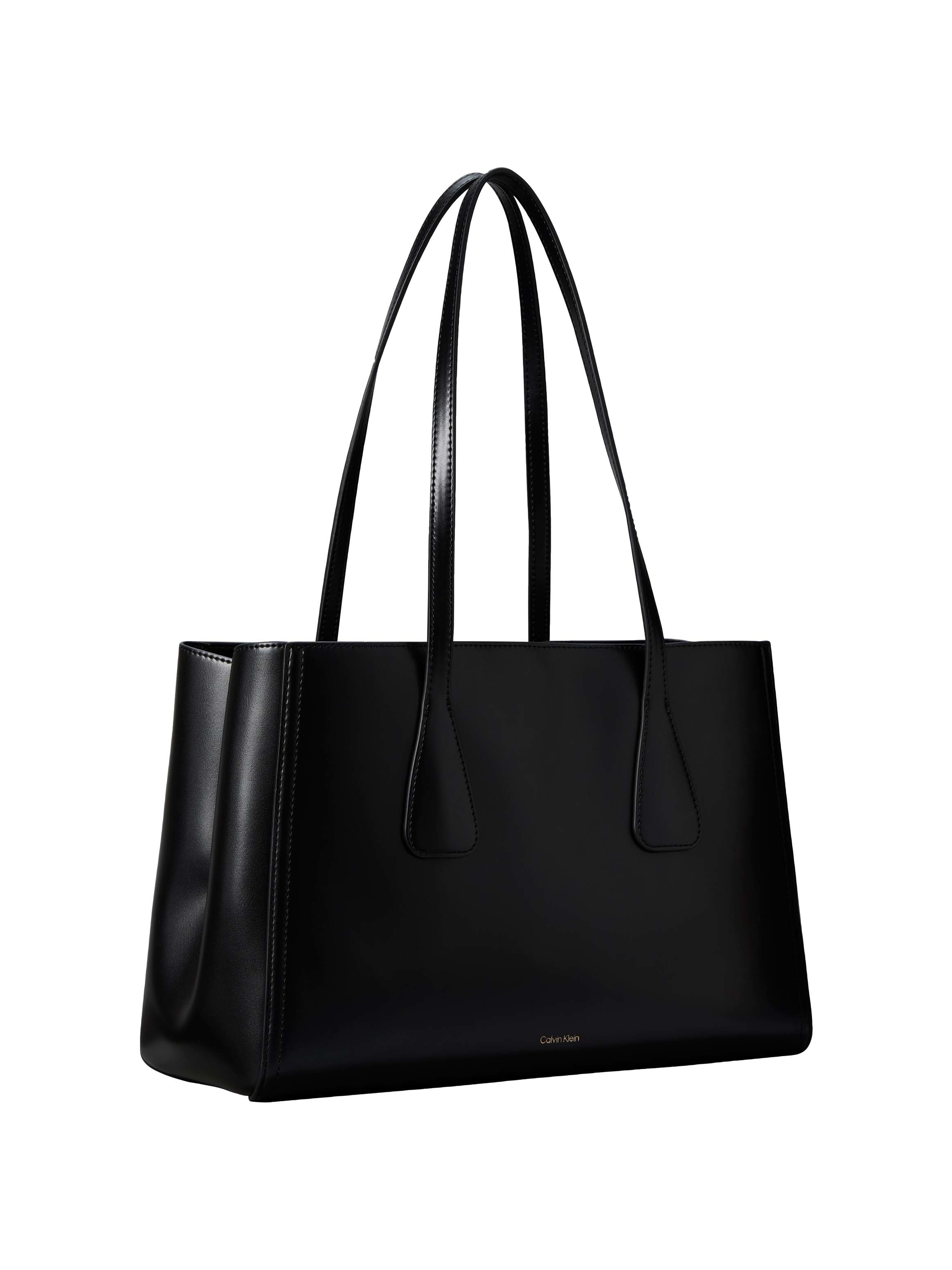 Calvin Klein Tragetasche »CK MEDIUM WORK TOTE« Umhängetasche, Schultertasche mit Reißverschluss-Innenfach