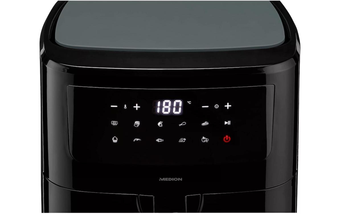 Medion® Heißluftfritteuse »MD 11750 45329 l, Schwarz« 2150 W