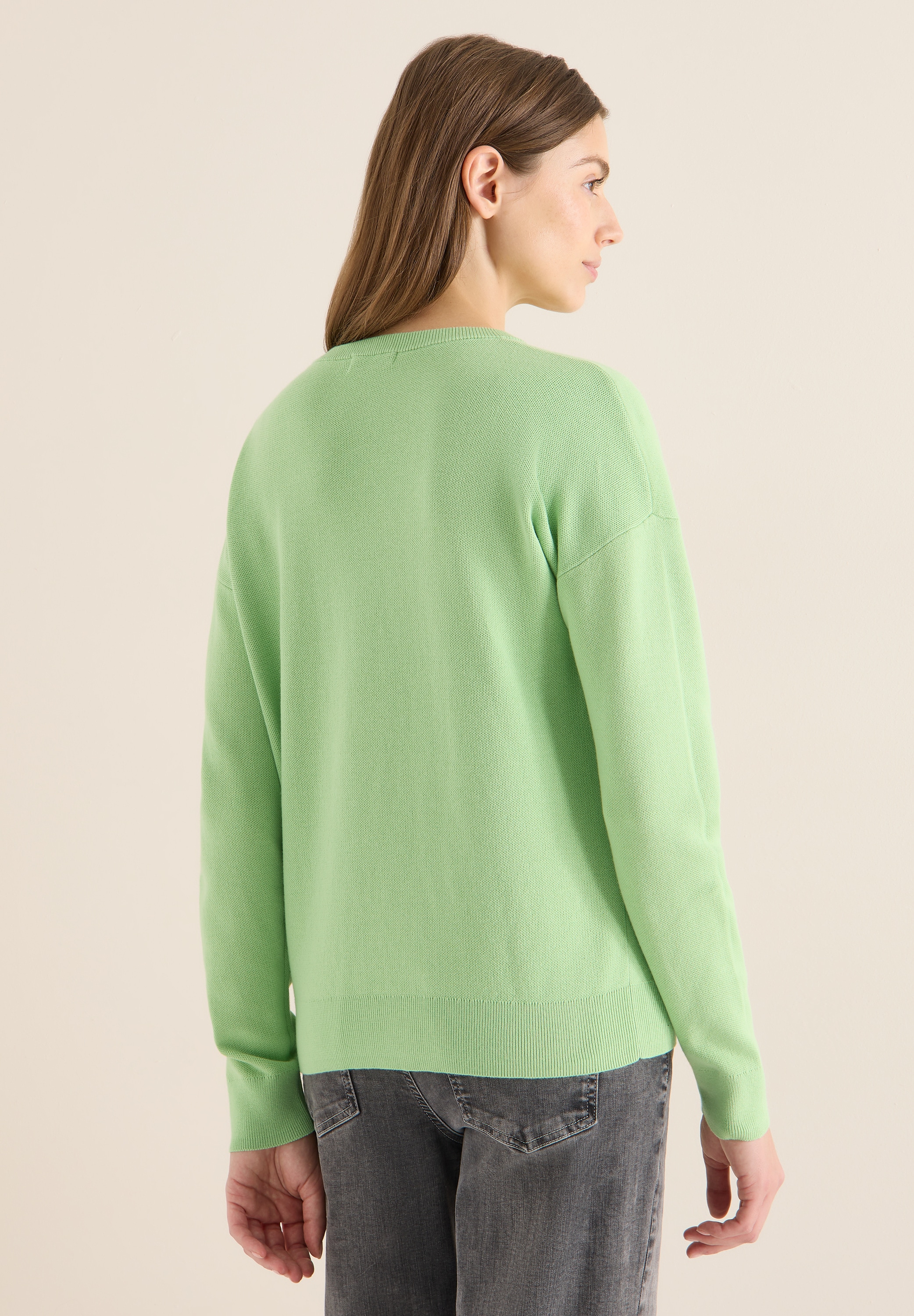 Cecil Strickpullover aus reiner Baumwolle