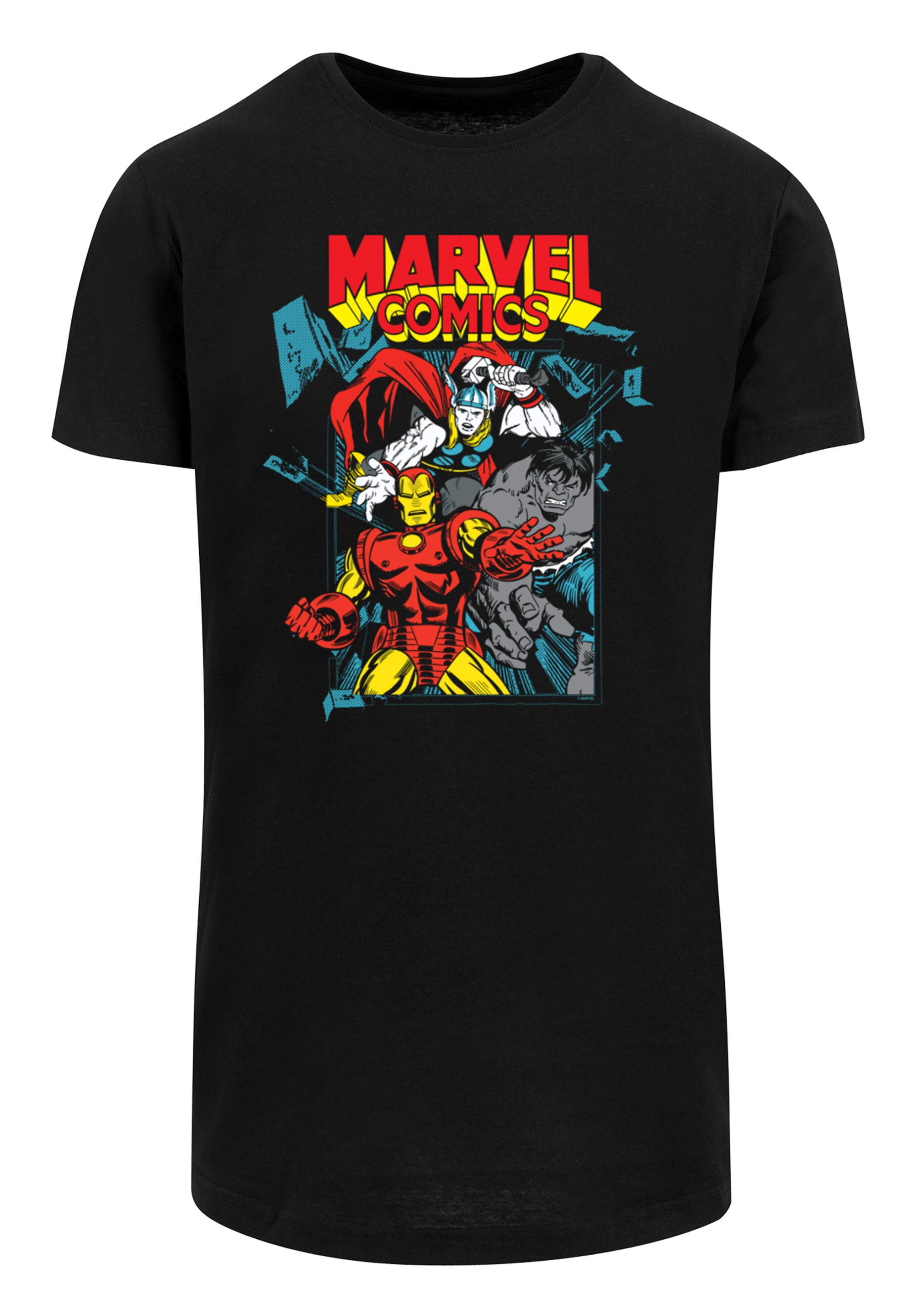 F4NT4STIC T-Shirt "Long Cut T-Shirt Marvel Iron Man Montage Symbol", Herren günstig online kaufen