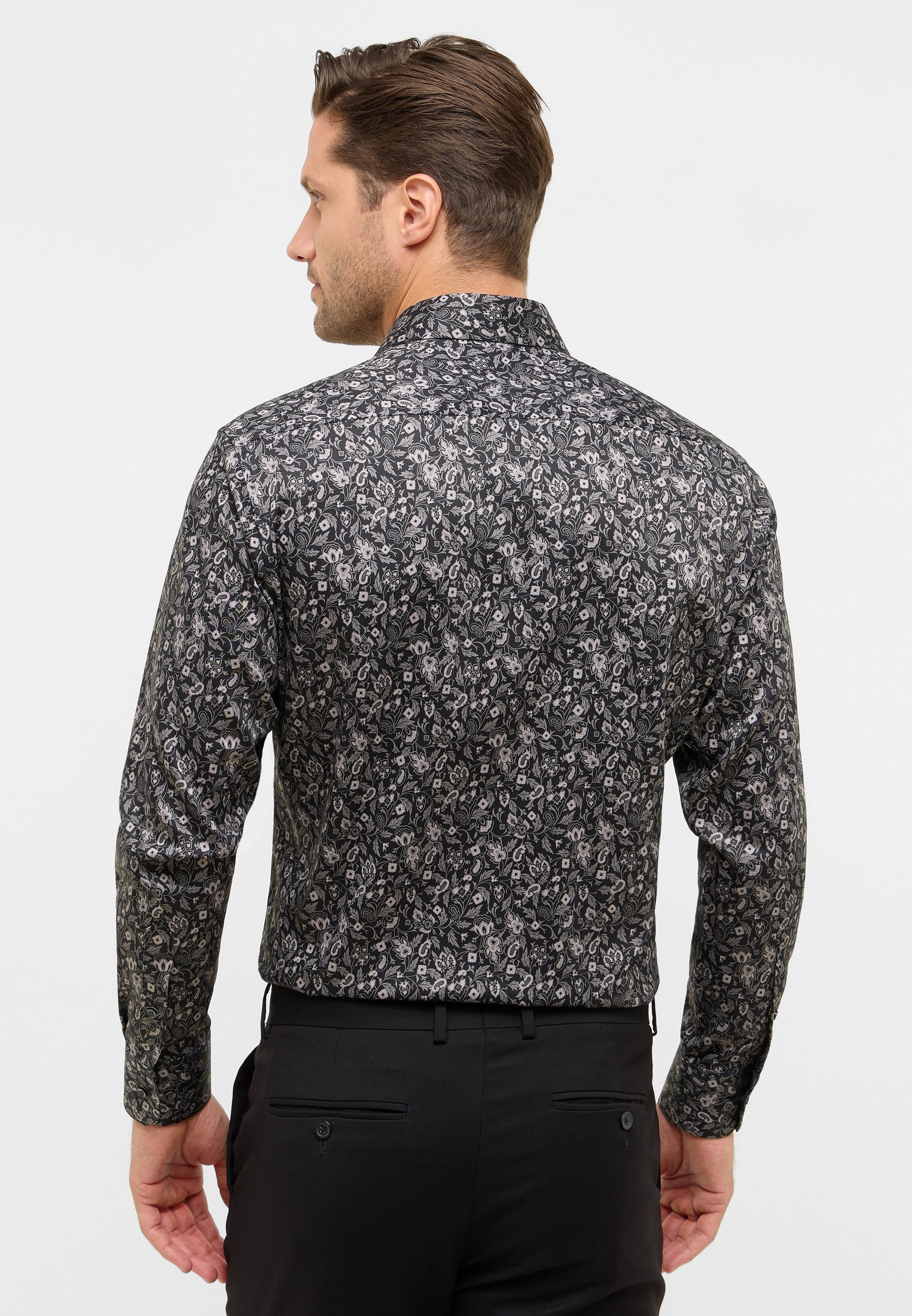 Eterna Langarmhemd »MODERN FIT«, NON IRON (bügelfrei)