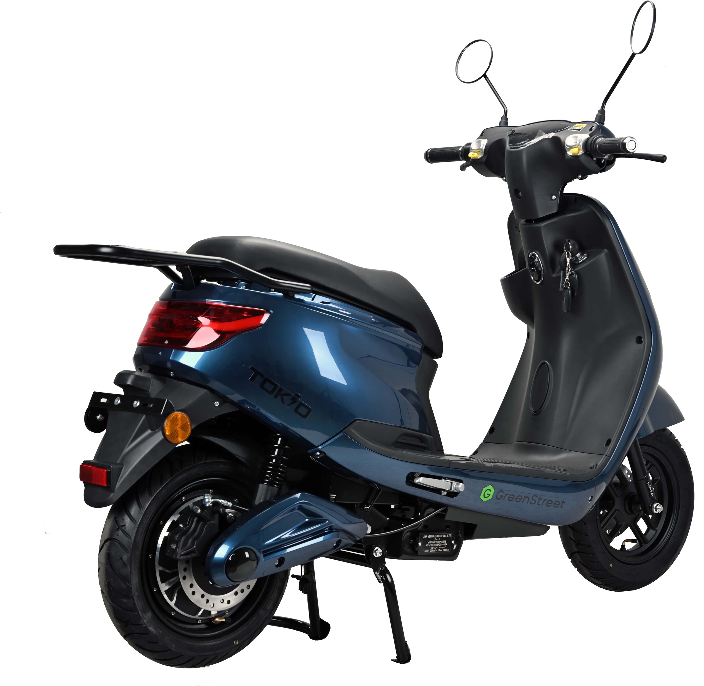 GreenStreet E-Motorroller »Tokio 1500 W«, bis zu 50 km Reichweite, mit USB-Anschluss