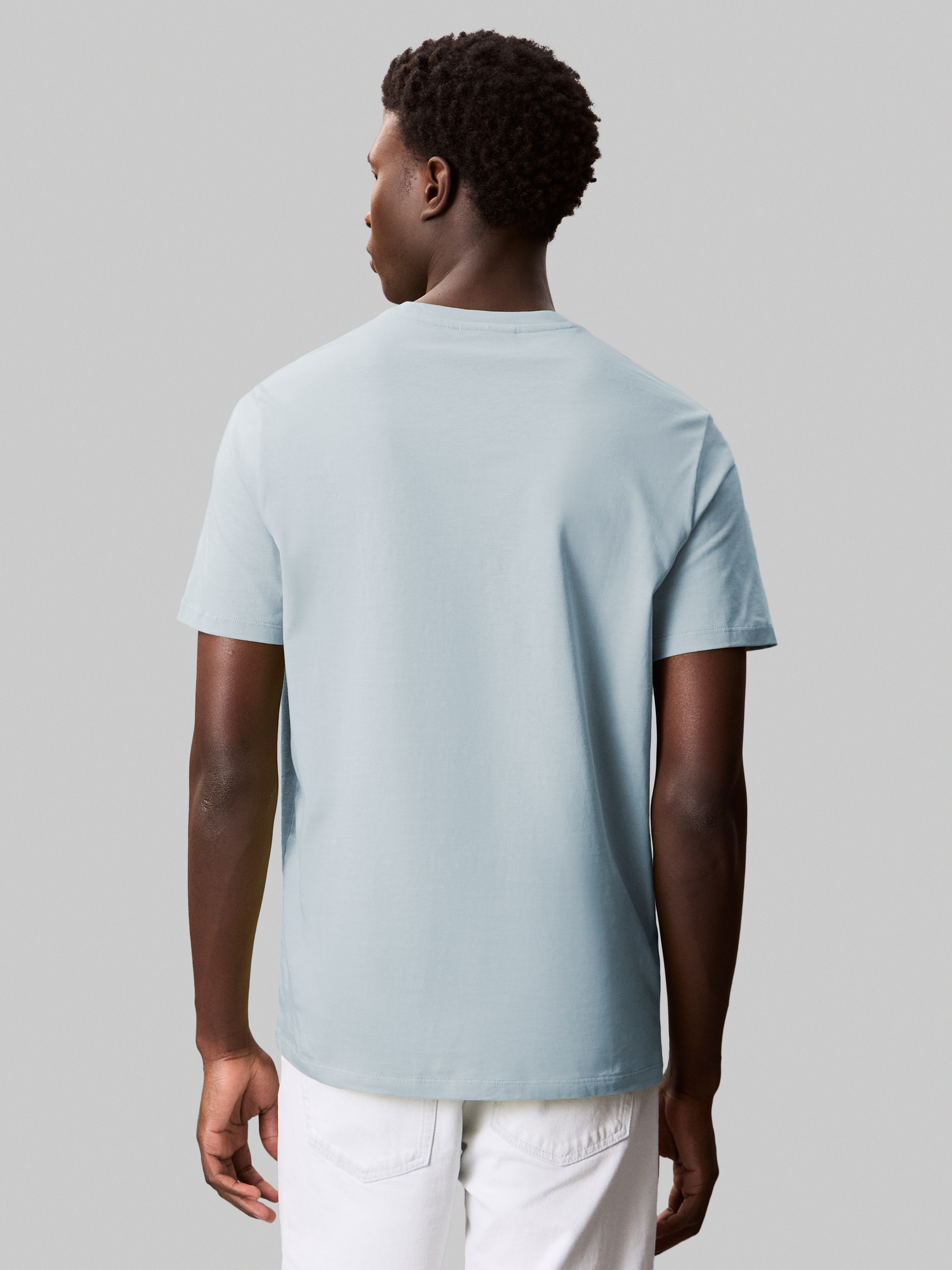Calvin Klein Jeans T-Shirt "SS SMOOTH CTTN SOLID CREWNK TEE", mit Logo günstig online kaufen